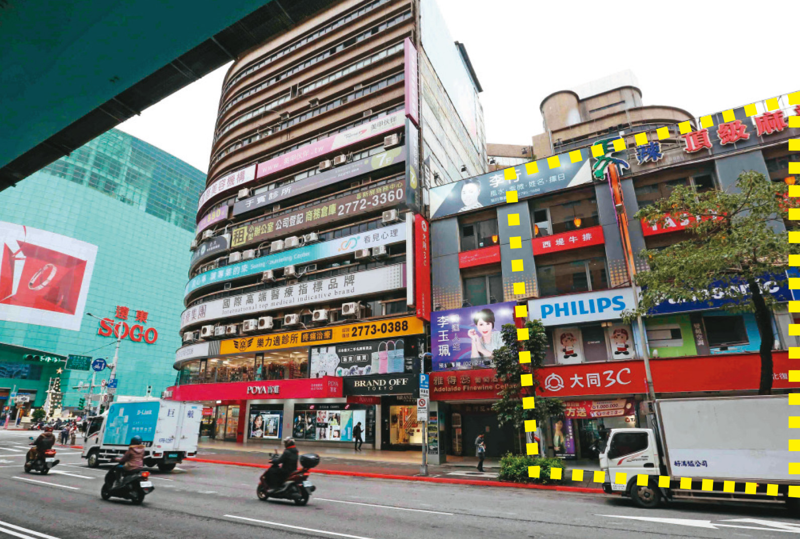 大同位於北市復興南路的千坪店面，即將啟動都更程序。
