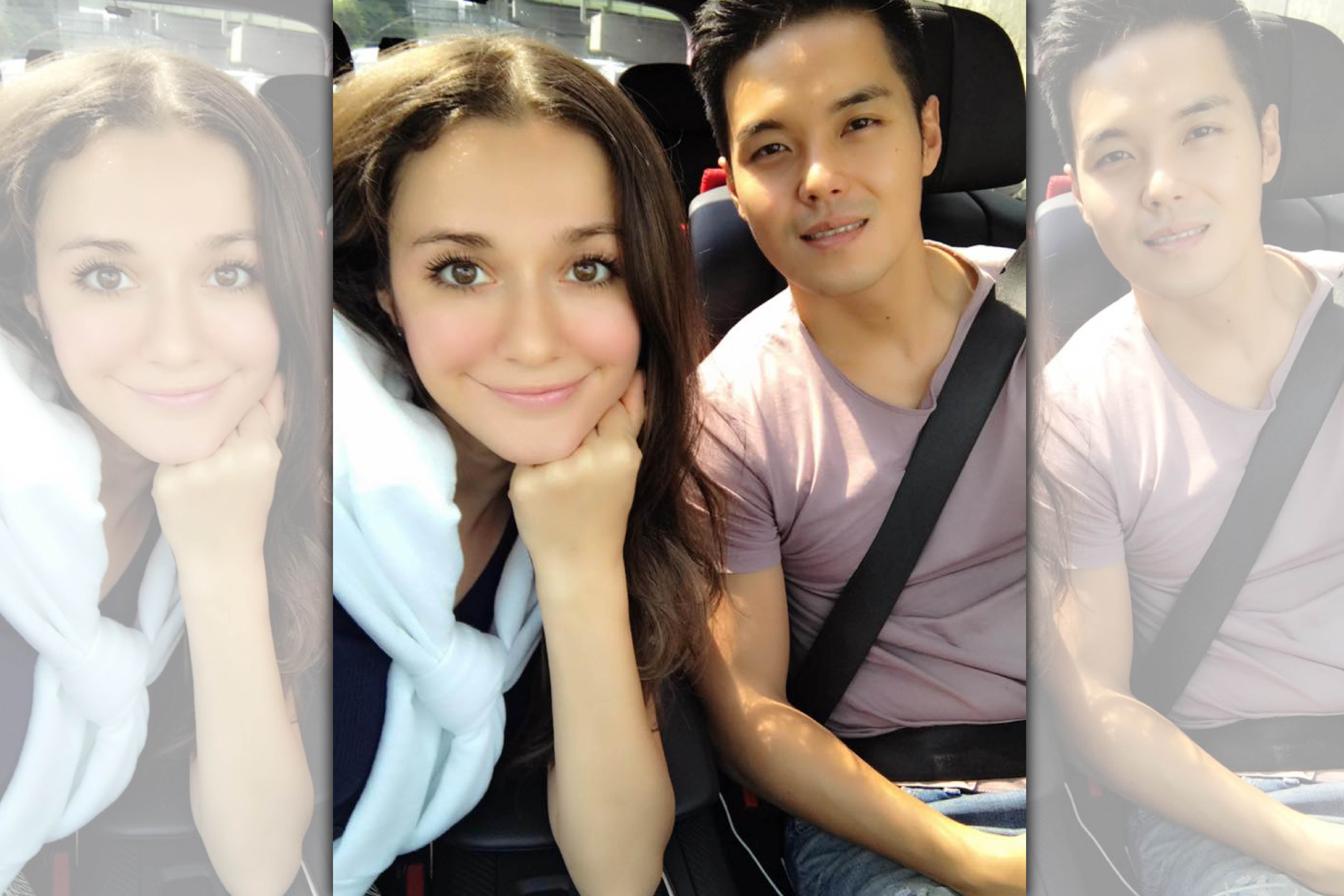 瑞莎和老公李兆開曾一起出席活動，李兆開外表斯文，現卻被控在網路上匿名恐嚇選手。（翻攝自瑞莎臉書）