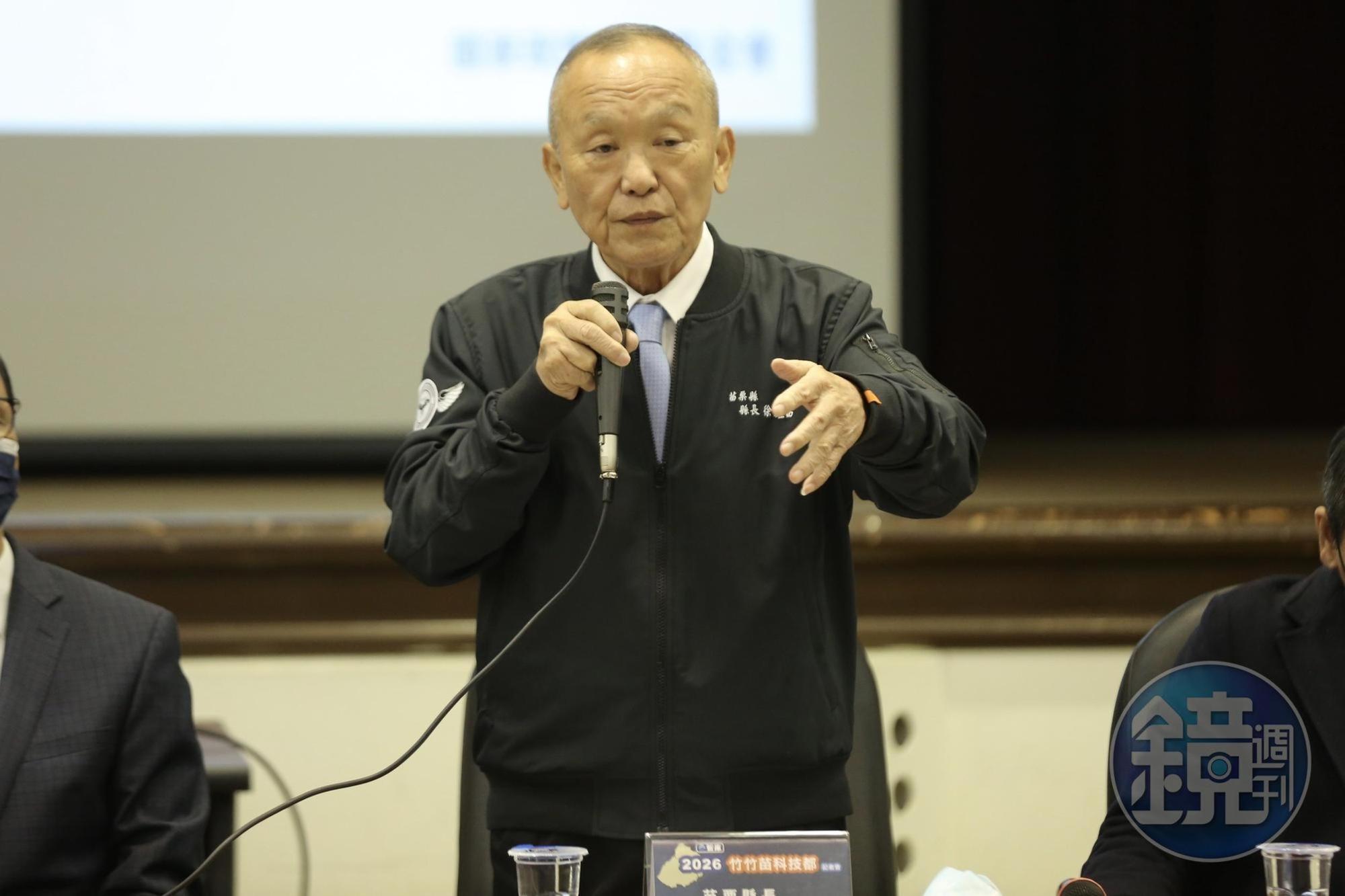 對於林智堅聲明不選，徐耀昌（圖）表示尊重。