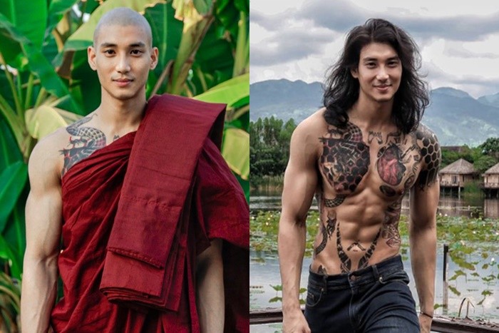 25歲的男模白因（Paing Takhon）遭緬甸政府判3年勞改。（翻攝Paing Takhon Facebook）