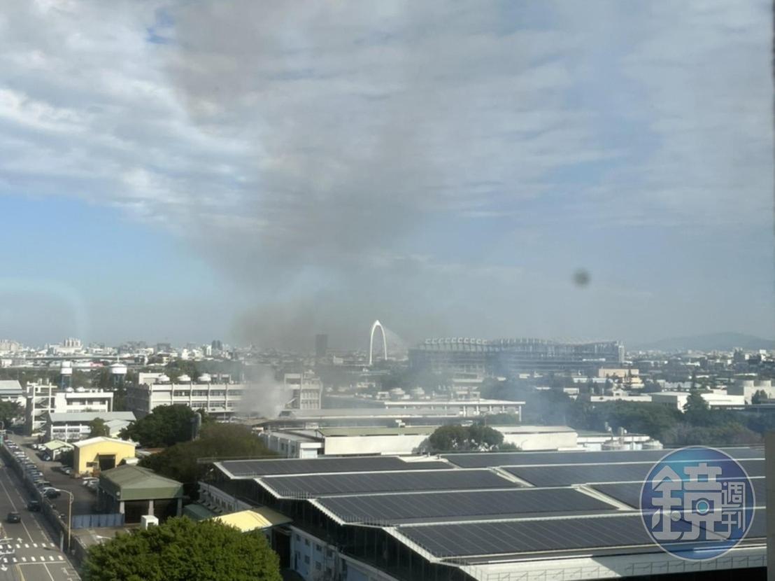 漢翔公司台中水湳工廠今（29日）上午10時許發生粉塵爆炸。