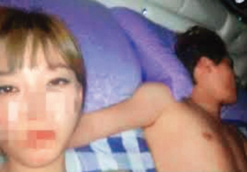 林西婭(左)因發出與吳亦凡(右)的親密簡訊及床照而被黑,如今得到清白。(翻攝自林西婭微博)