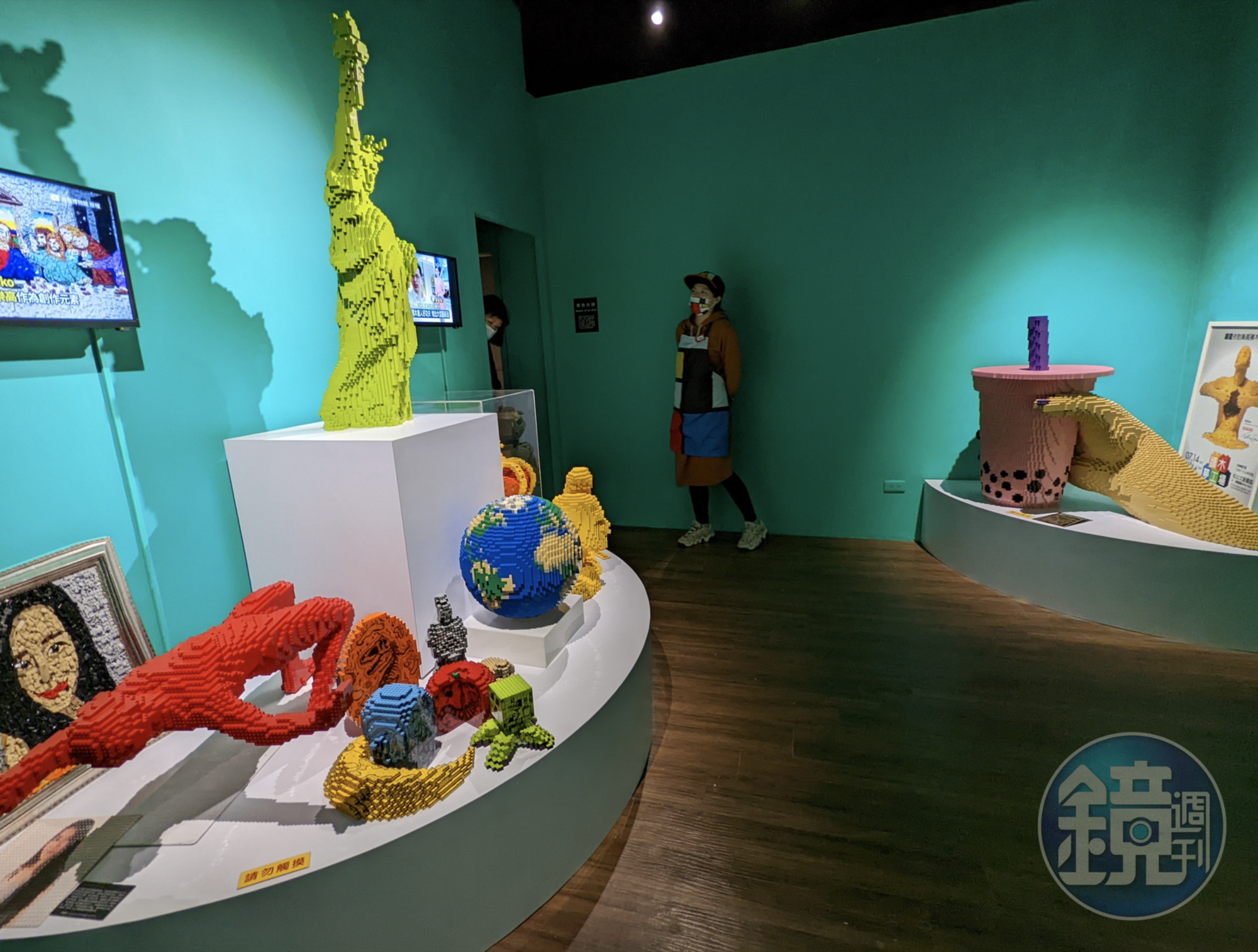 「樂色山」展示樂高積木有無限可能。