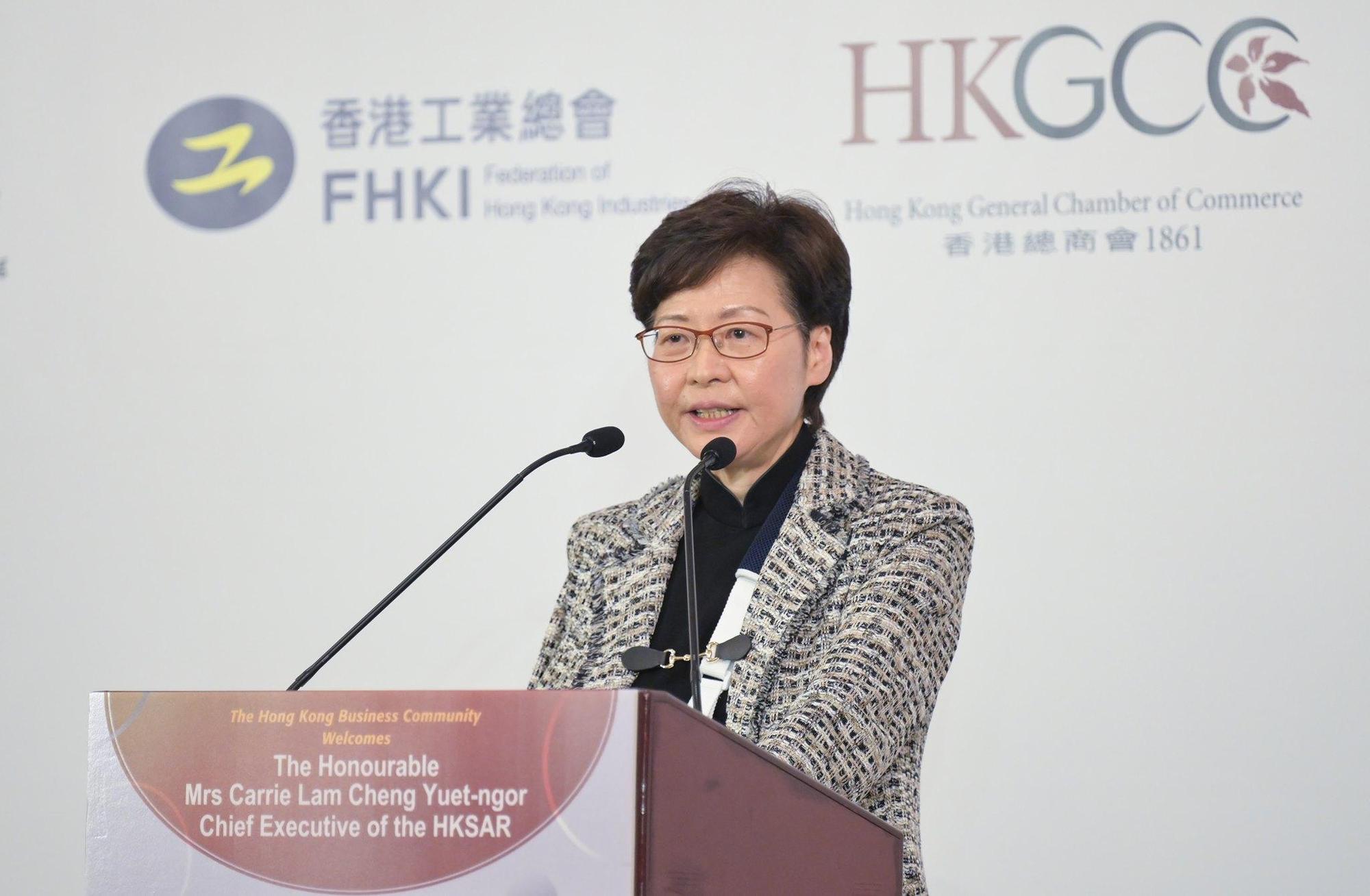 針對《立場新聞》停運，香港特首林鄭月娥發表看法。（翻攝自林鄭月娥 Carrie Lam臉書）