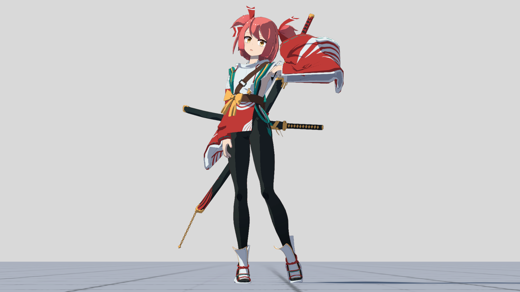 《炎姬》目前正積極優化遊戲操作及提升整體畫面，預計2022下半年推出。（夕暮工作室提供）