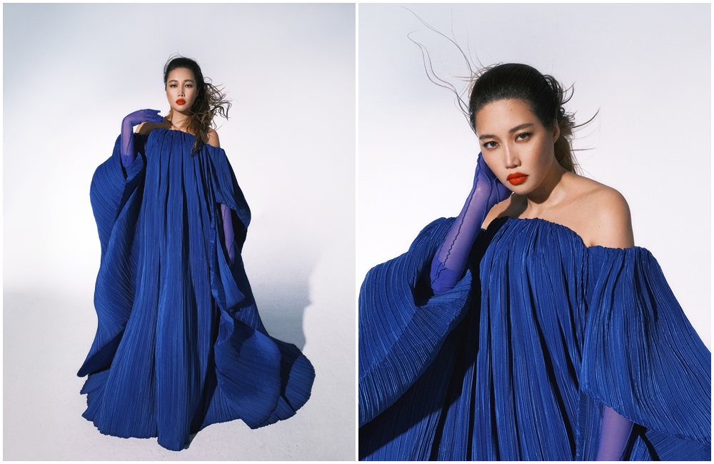 A-Lin參加部落祭典，親自填詞作曲 流行音樂結合阿美古調，用音樂創造與族人間的LINK。（索尼音樂提供）