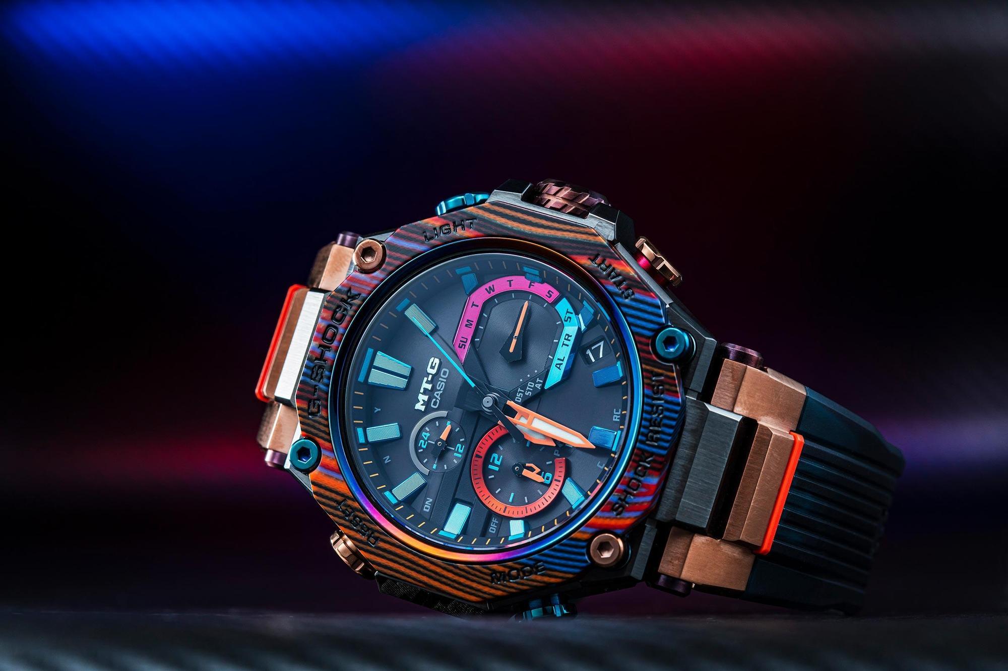 試戴體驗】用炫目色彩征服眾人！G-SHOCK MTG-B2000XMG - 鏡週刊Mirror