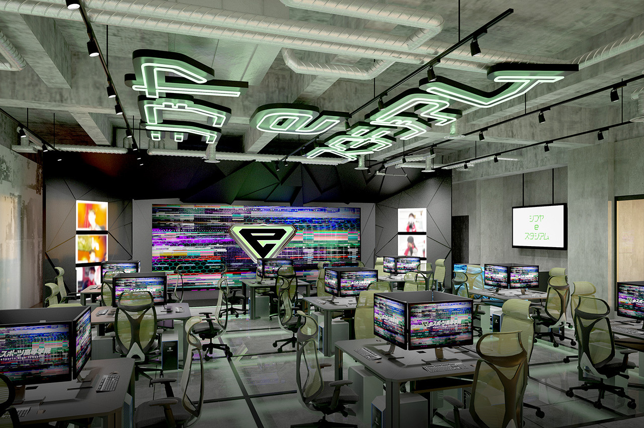 日本第一間電競高中設備豪華，明年4月正式開學。（翻攝esports-hs.com）