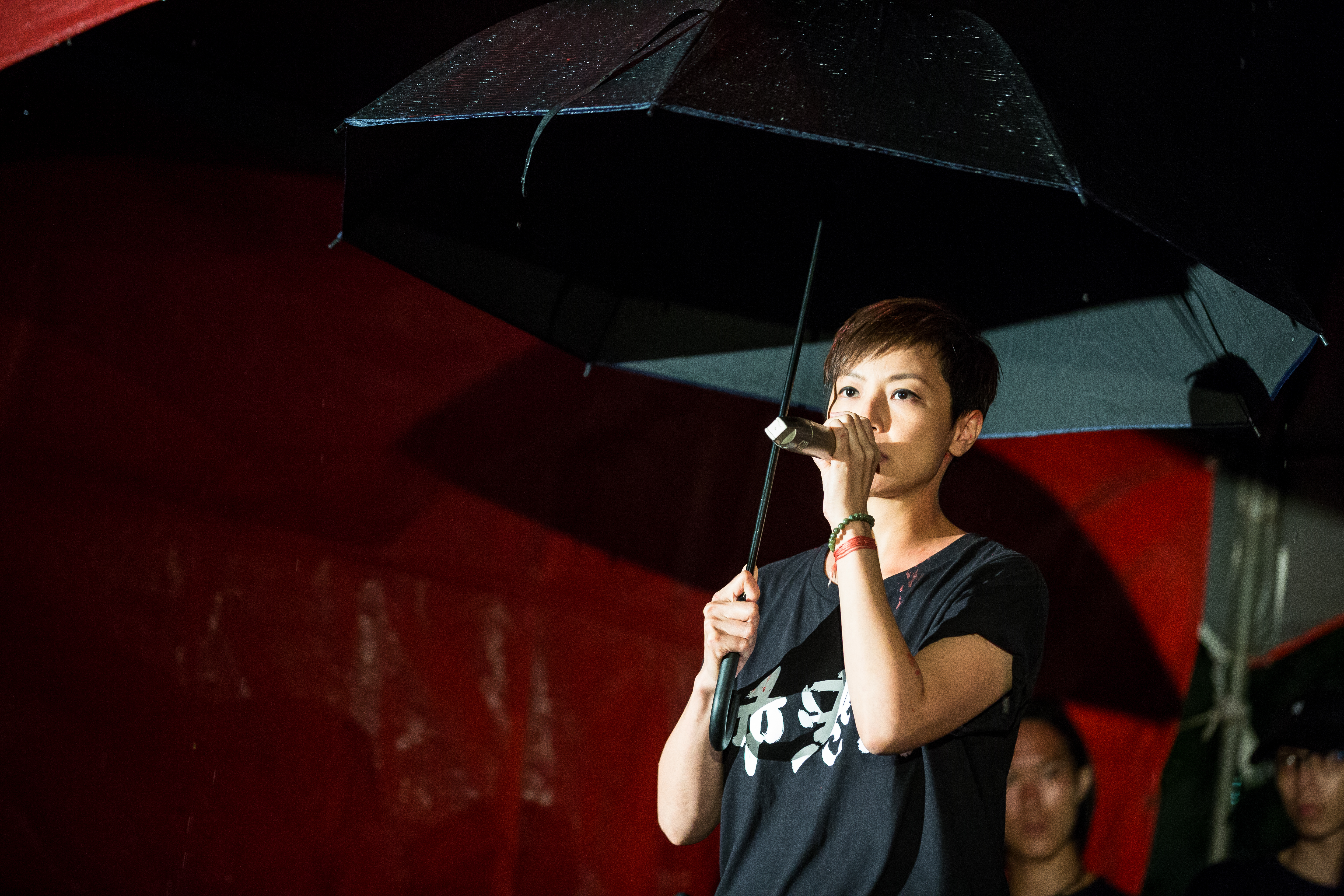 何韻詩今（30）日已在西區警署保釋外出。（資料照）