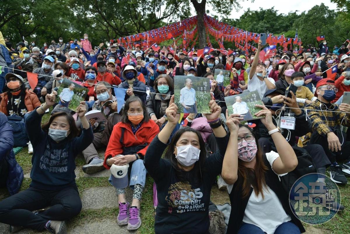 韓國瑜新書見面會吸引上萬韓粉到場力挺。（本刊資料照）