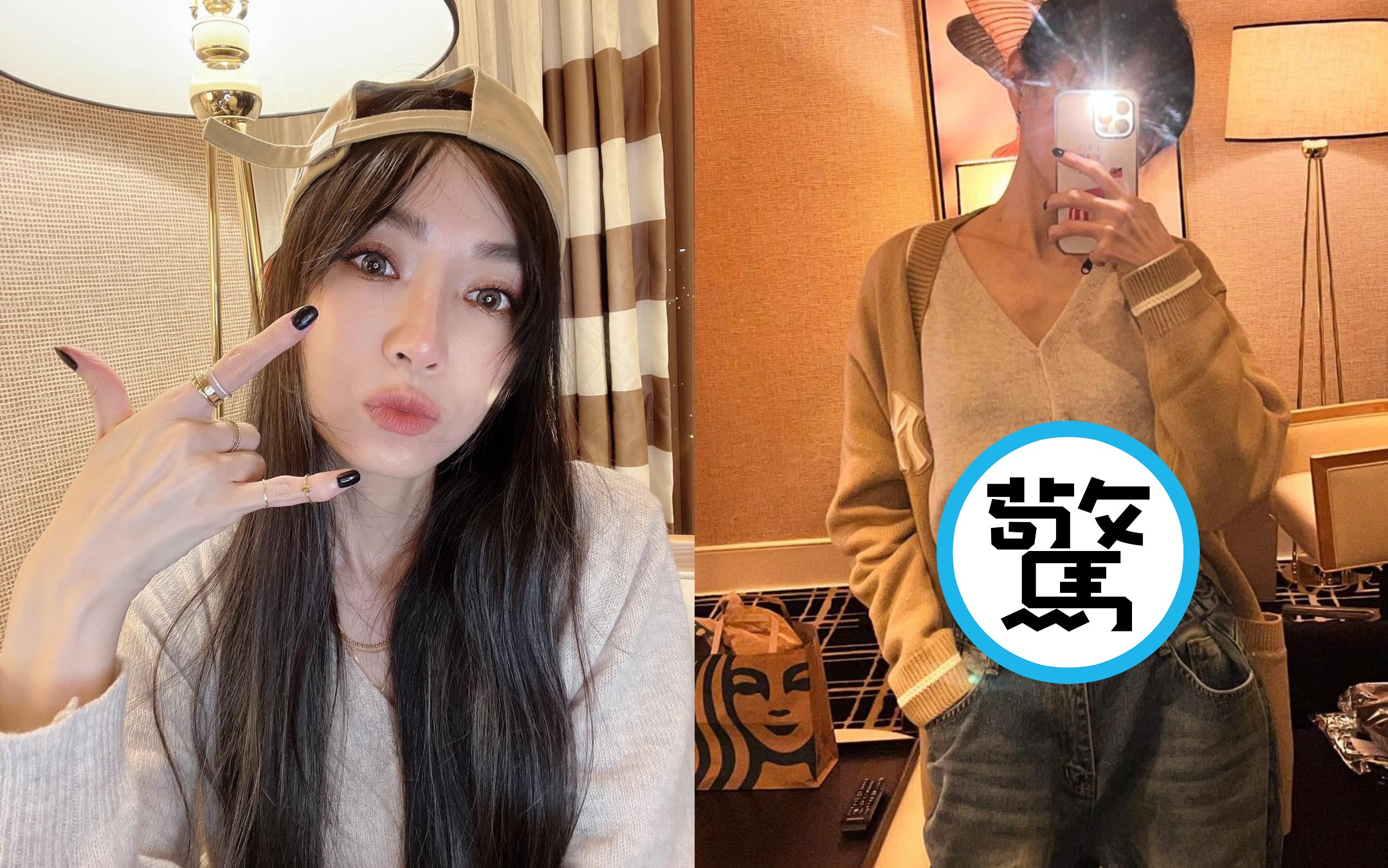 謝金燕拿下紗布，除了恢復狀況不錯，身材也很狂。（翻攝謝金燕臉書）