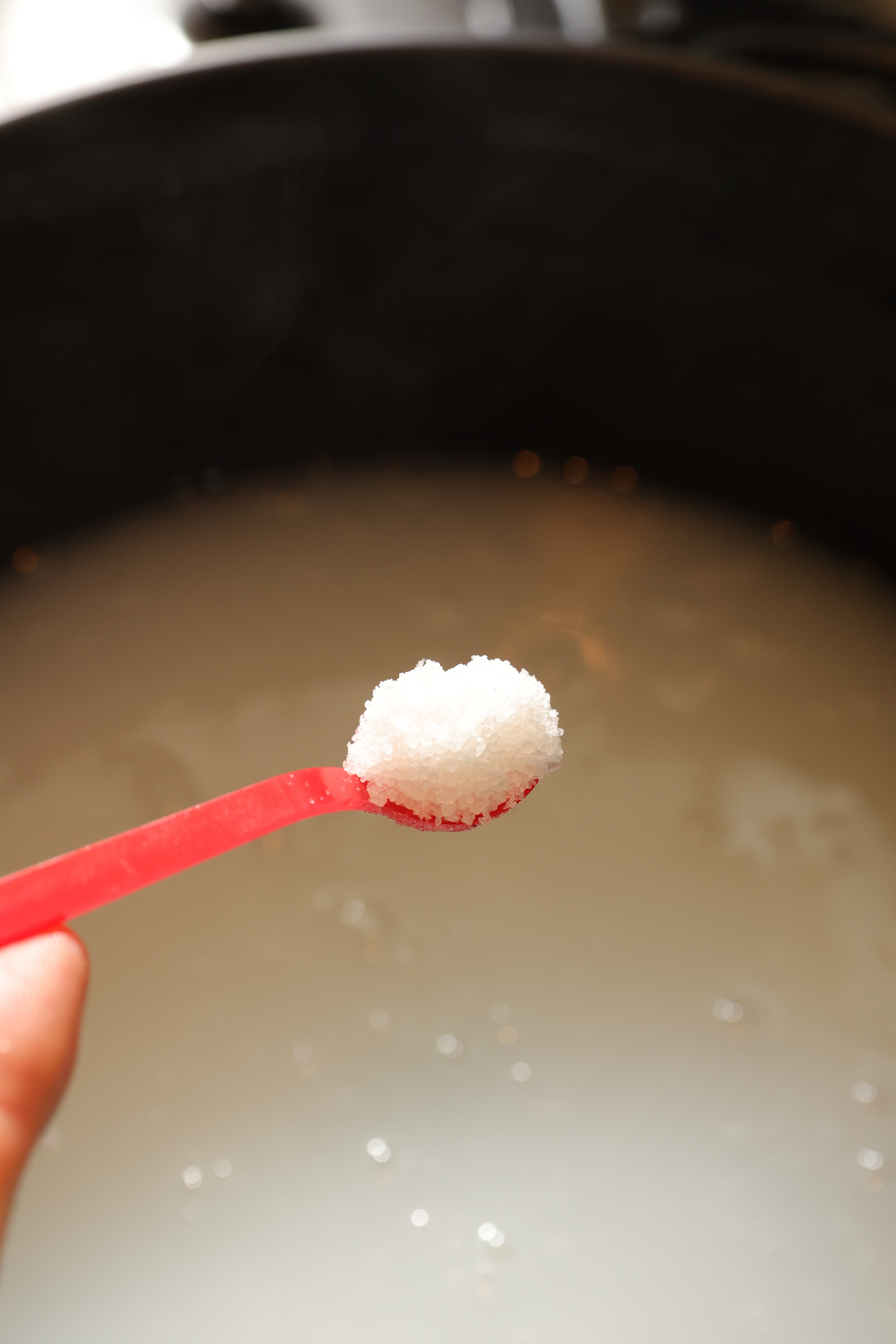 下1匙霜鹽即可。