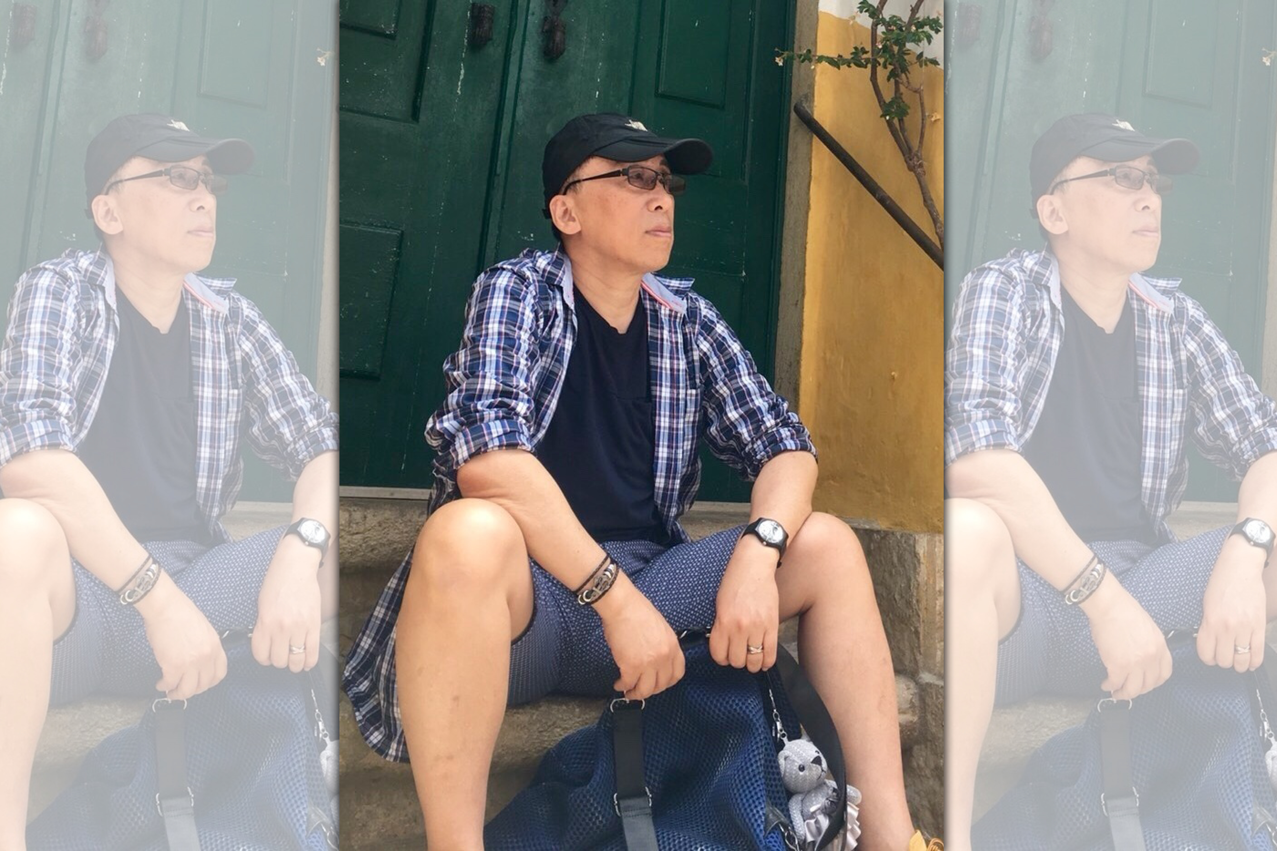 苦苓自曝長了一顆14.5公分的腫瘤，引發社會關注。（翻攝苦苓臉書）