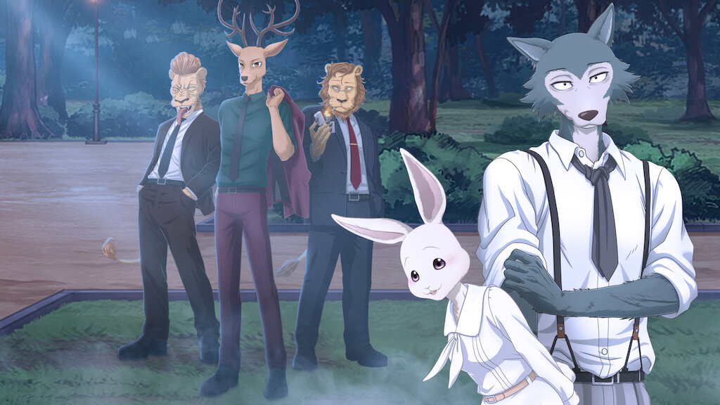 《BEASTARS》目前一二季都在各平台上架。（翻攝自netflix）