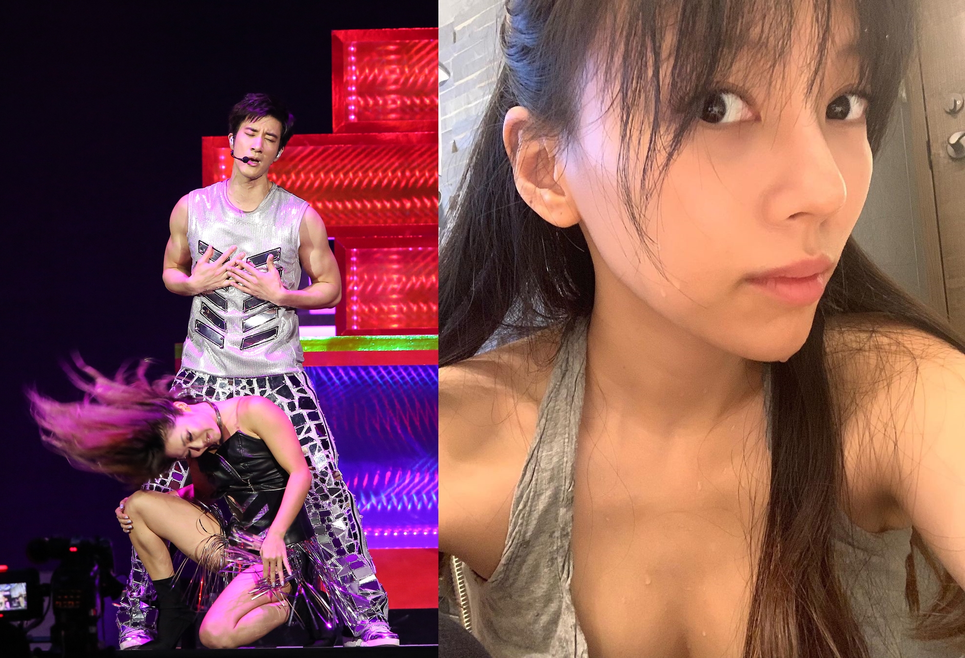 「王力宏工作人員」嗆爆李靚蕾，網友已經嗅出其中的火藥味。（翻攝李靚蕾IG、本刊資料照）