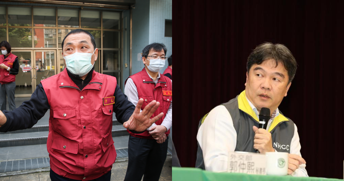 侯友宜針對「雙北叫不動醫院」說重砲反擊，王必勝澄清沒有特地指哪個縣市。（本刊資料照）