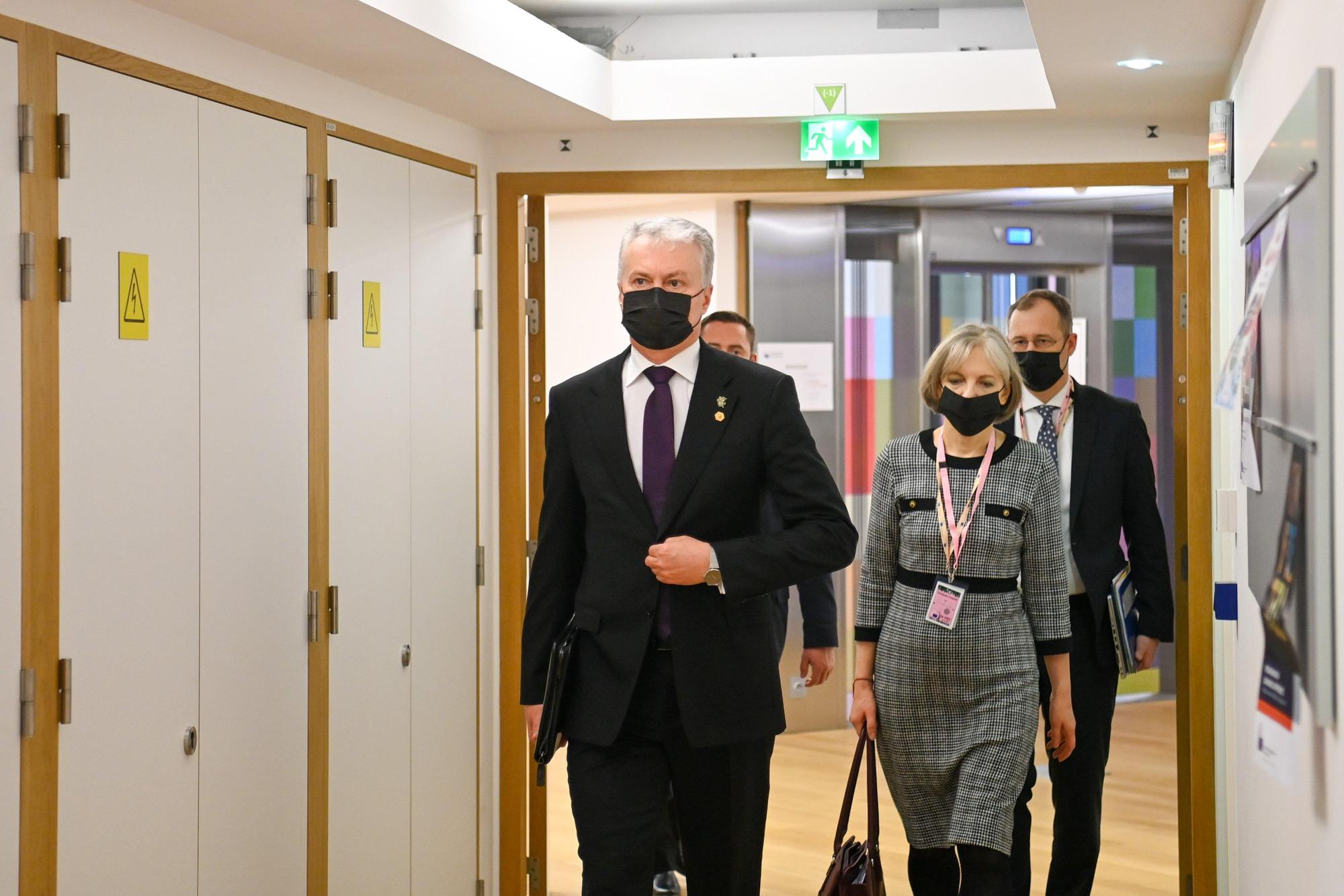 立陶宛總統瑙塞達早就與總理關係不合,如今也表現在對台議題上。(翻攝自Gitanas Nausėda推特)