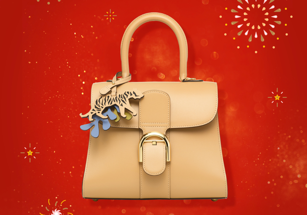 拿鐵色Brillant PM手提包，NT$214,300。（美之心提供）