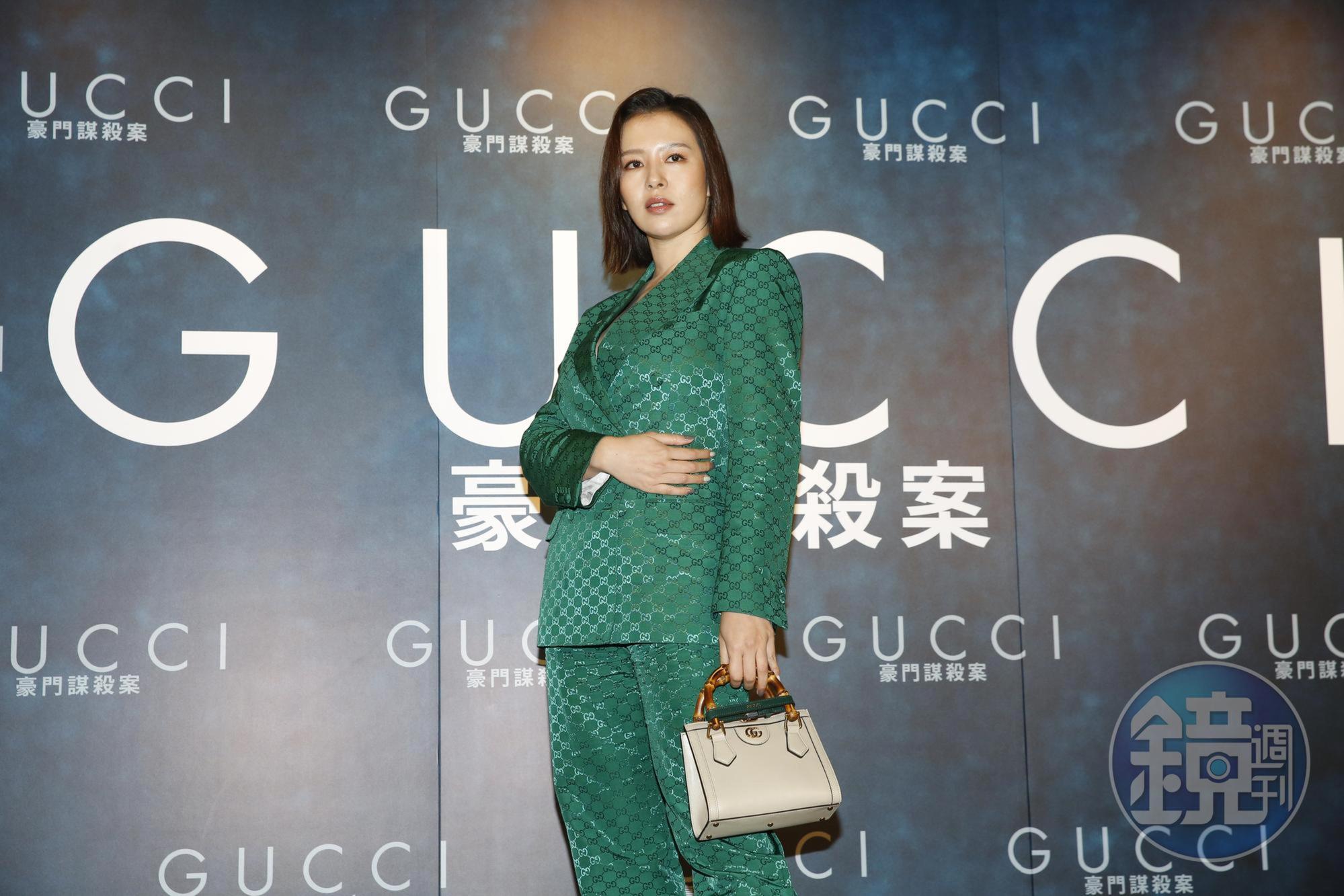 劉品言成為大家追著問的「凶嫌」，卻跑來參加參加《GUCCI：豪門謀殺案》首映，自嘲劇情有點熟悉。