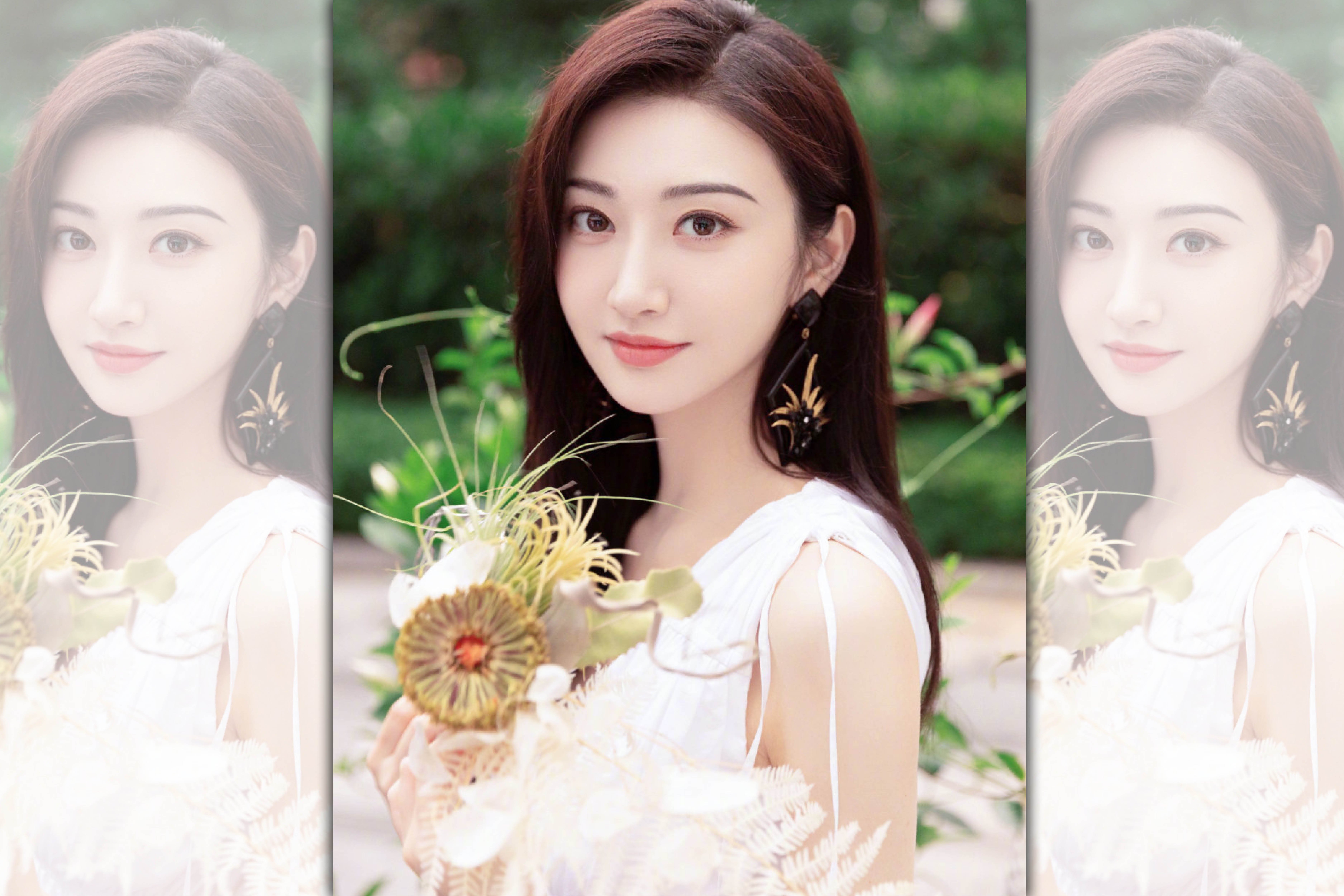 景甜主演的奇幻網路劇《司藤》最近創下超高點閱率。（翻攝自微博）