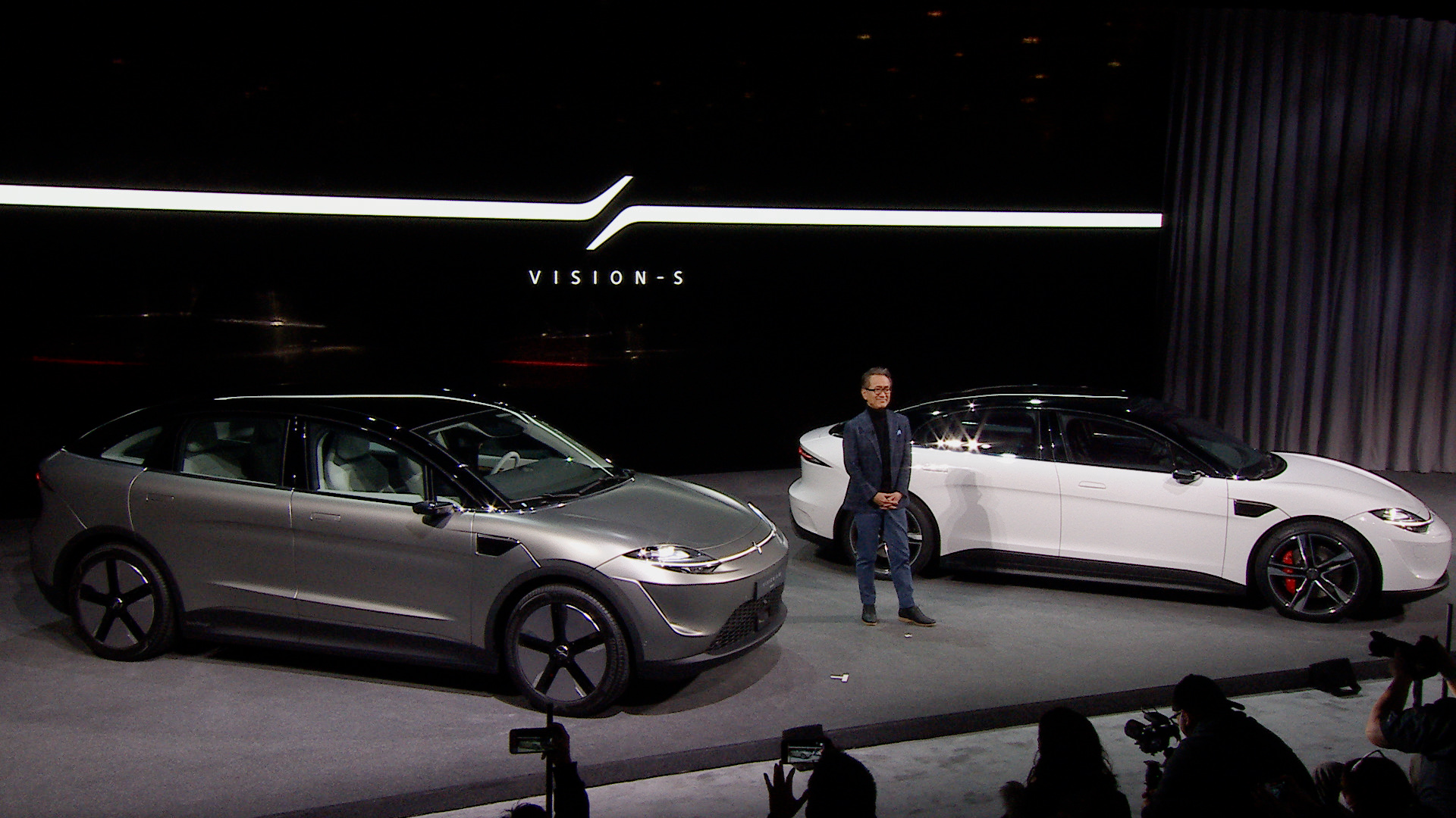 SONY在今年的CES大展上，發表Vision-S 02電動休旅，並宣告成立電動車公司。（翻攝自Sony Group）