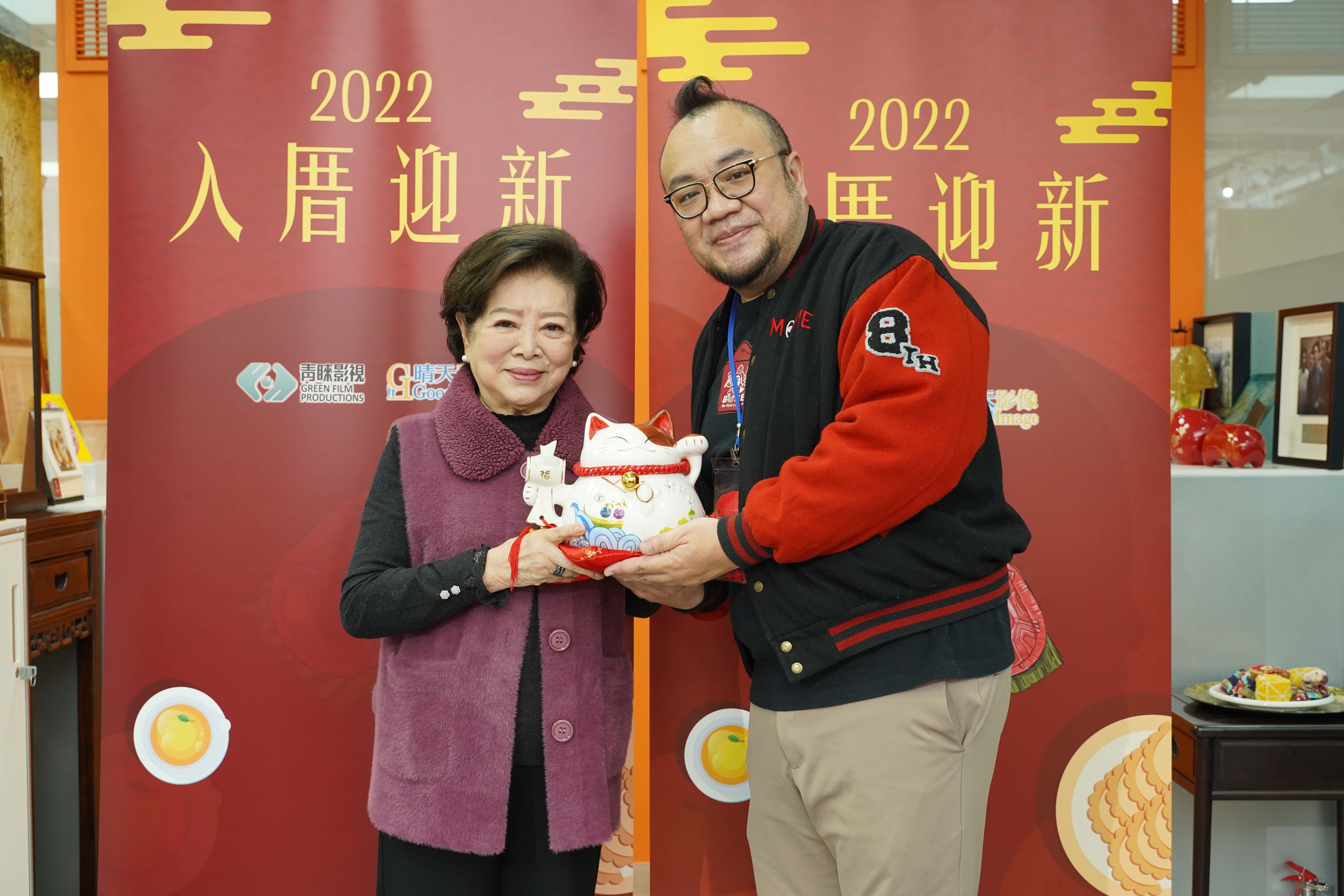 陳淑芳與葉天倫很早就認識，葉天倫的新片《團圓飯》角色更是為她打造。（青睞提供）