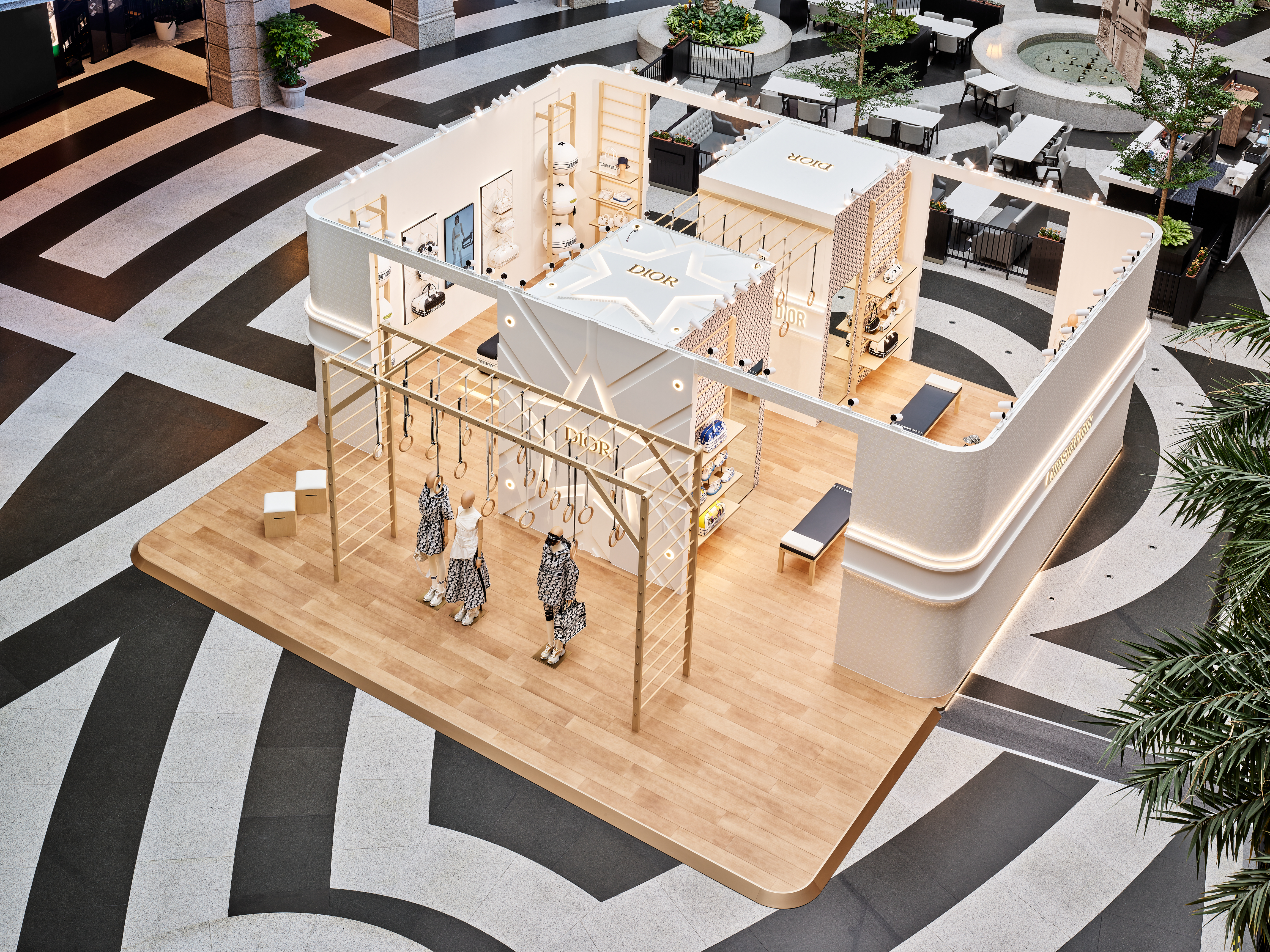 DIOR VIBE台北BELLAVITA期間限定店店照。（DIOR提供）