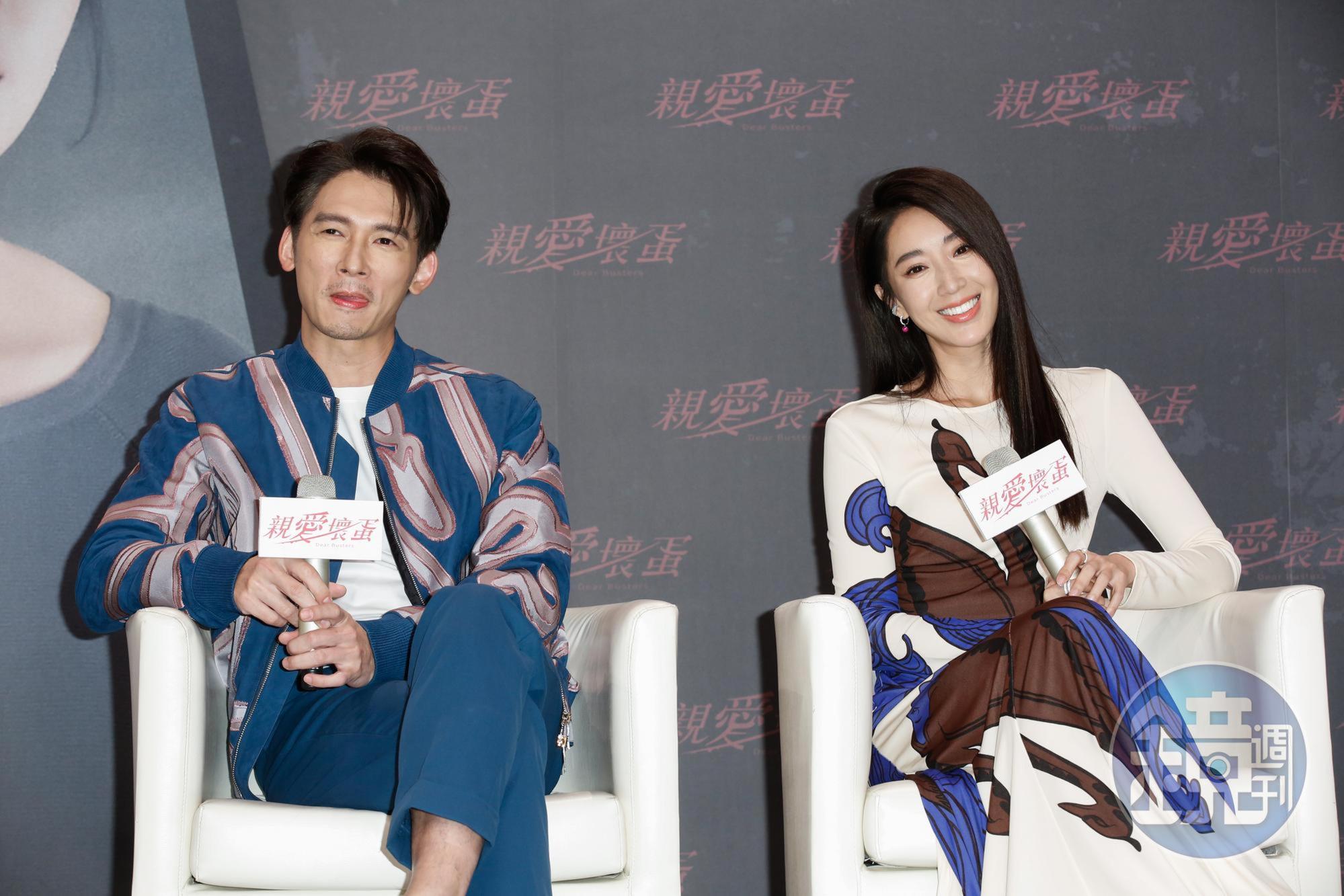 隋棠(右)與温昇豪(左)繼《犀利人妻》後睽違12年再續前緣飾演夫妻。