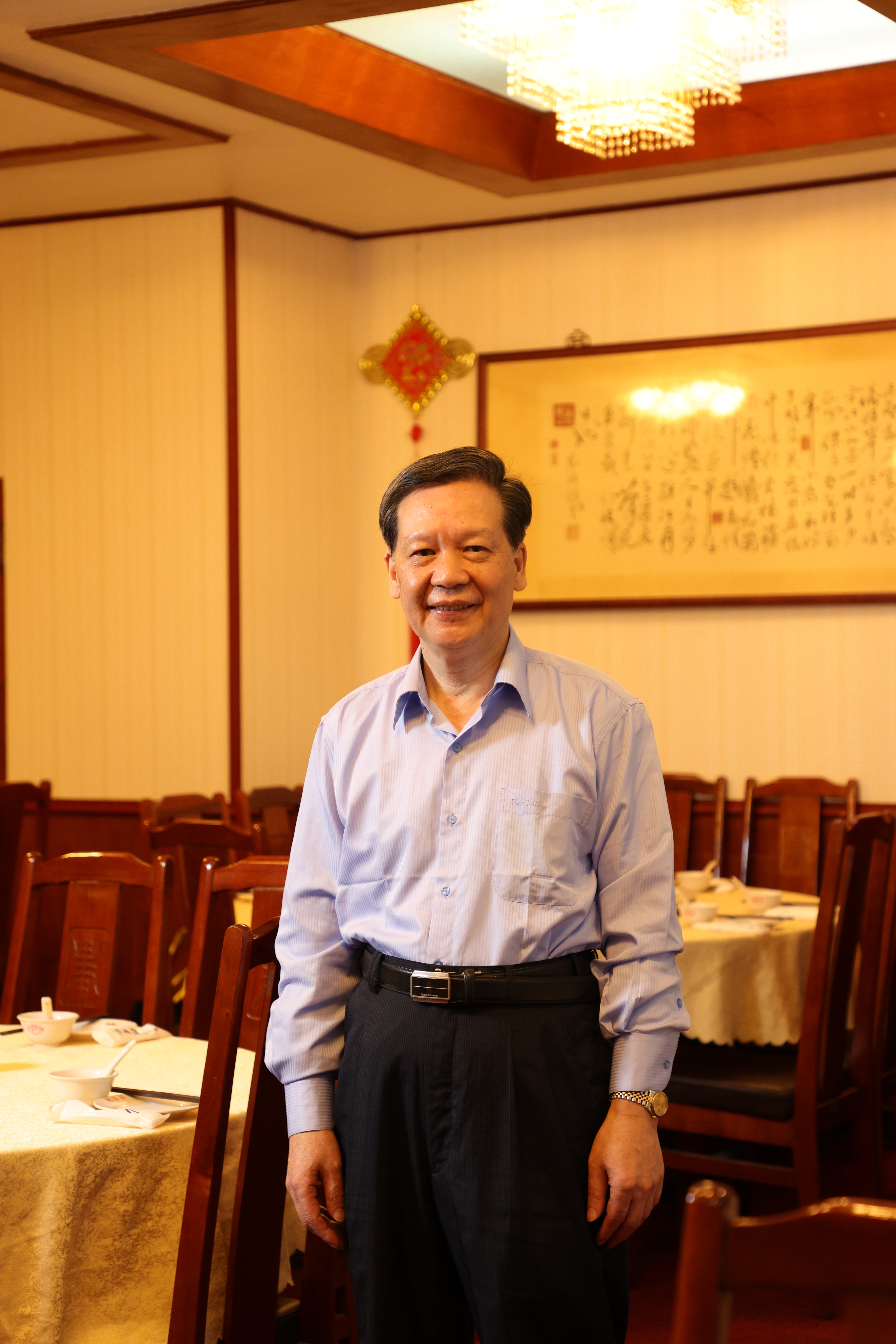 跟著堂哥們到台灣成家立業的彭壯銳，很珍惜多年兄弟情。