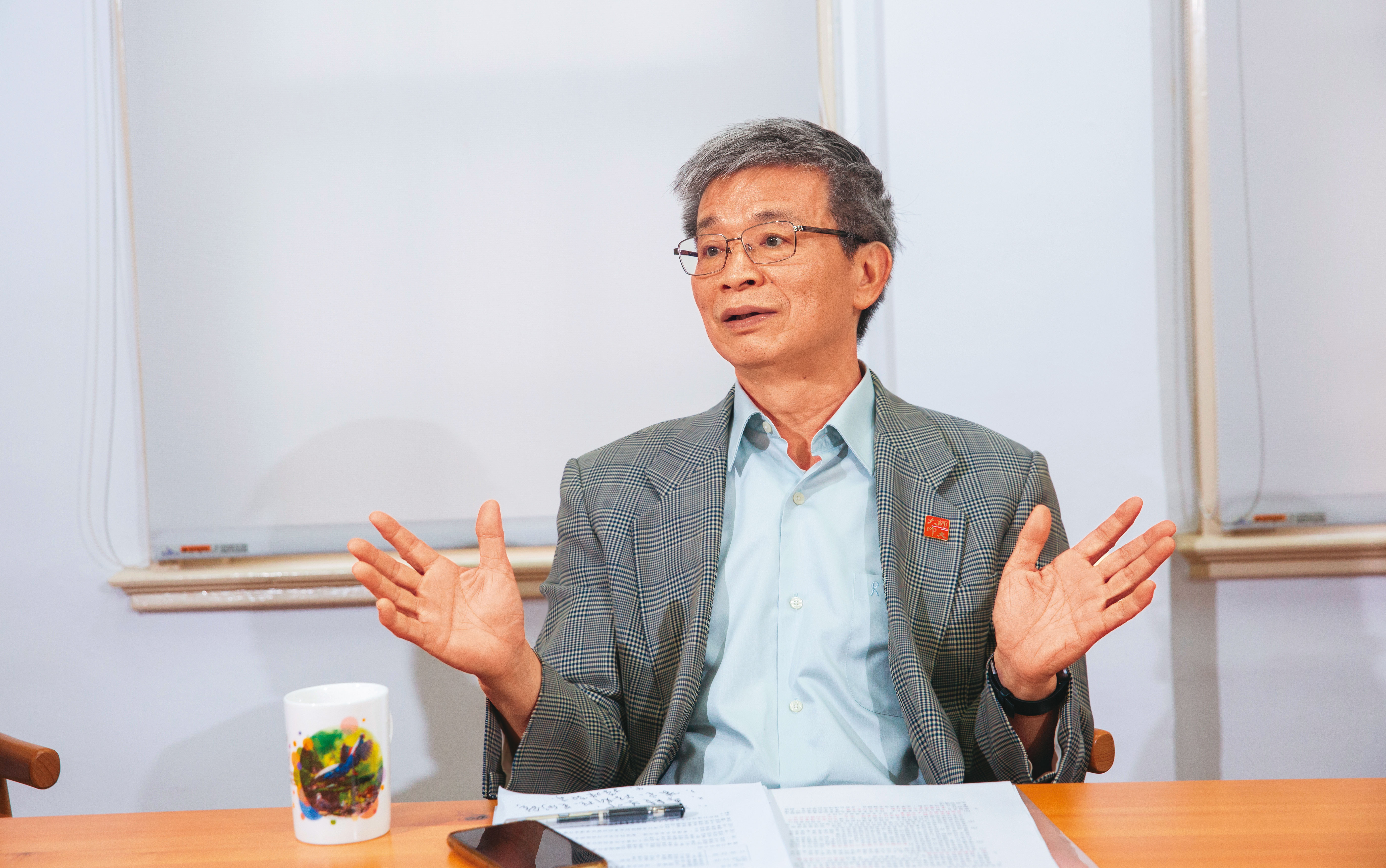 台師大專案小組日前將調查報告移交系評會，圖為台師大校長吳正己。