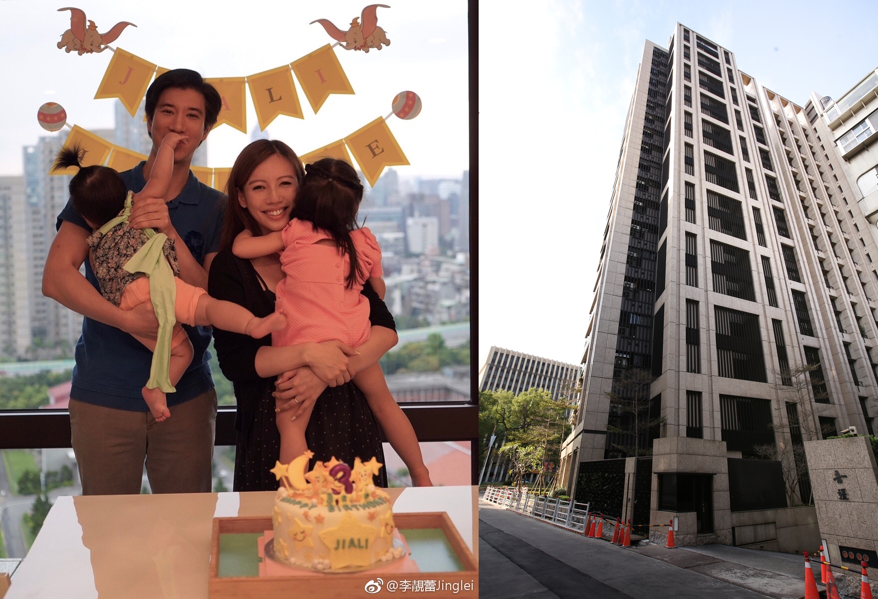 傳出王力宏為了見孩子，與李靚蕾已經碰到面，中間夾著黑人。（右圖翻攝自李靚蕾IG，左圖本刊資料照）