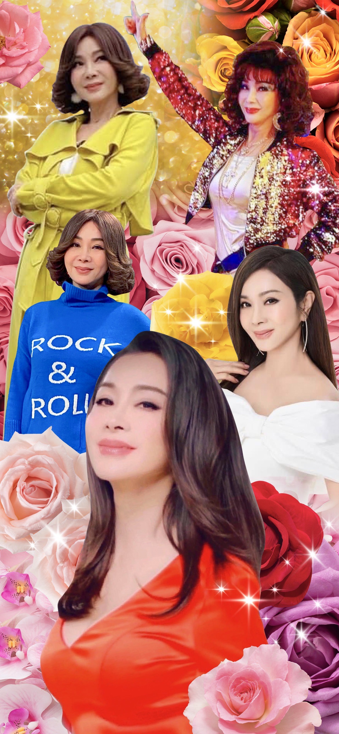 民視娛樂為陳美鳳製作幸運桌布,效法日本美輪明宏掀起話題。(民視提供)