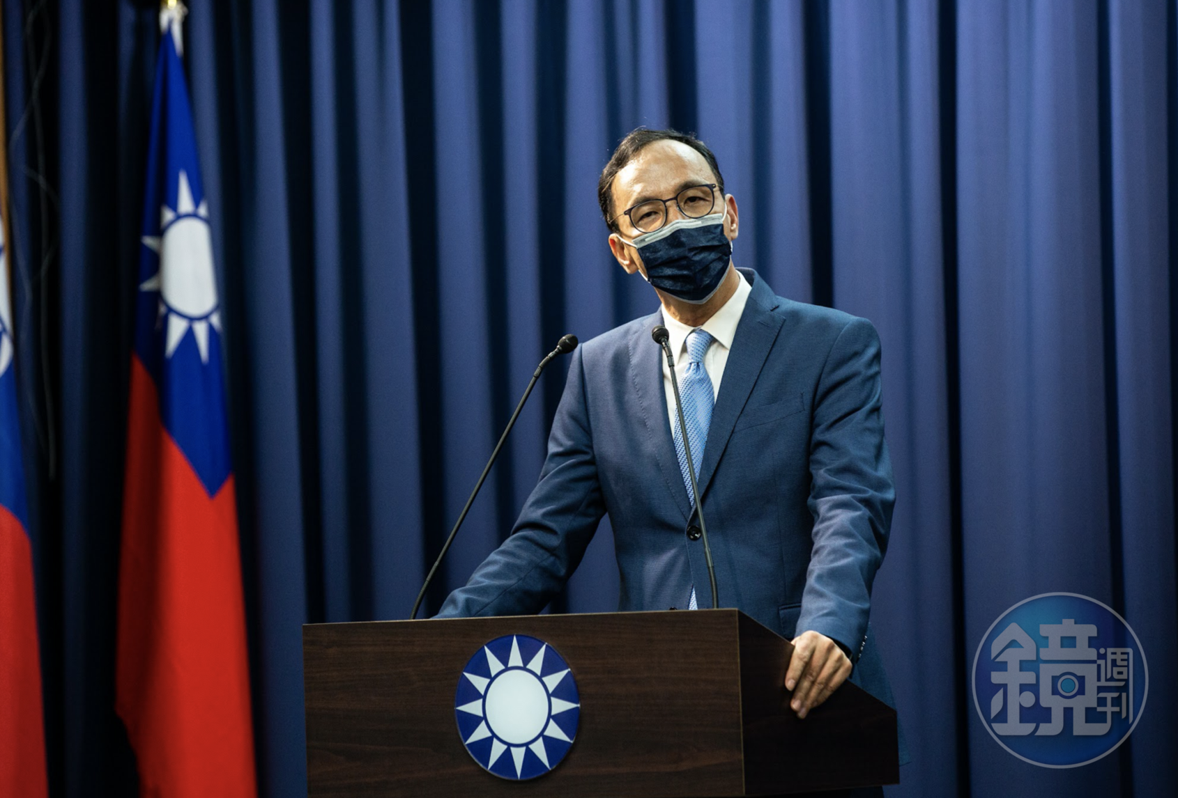 國民黨於台中中二選區補選、立委林昶佐罷免案雙雙落敗，但第一時間黨主席朱立倫未出面開記者會，引起藍營支持者反彈。（資料照）