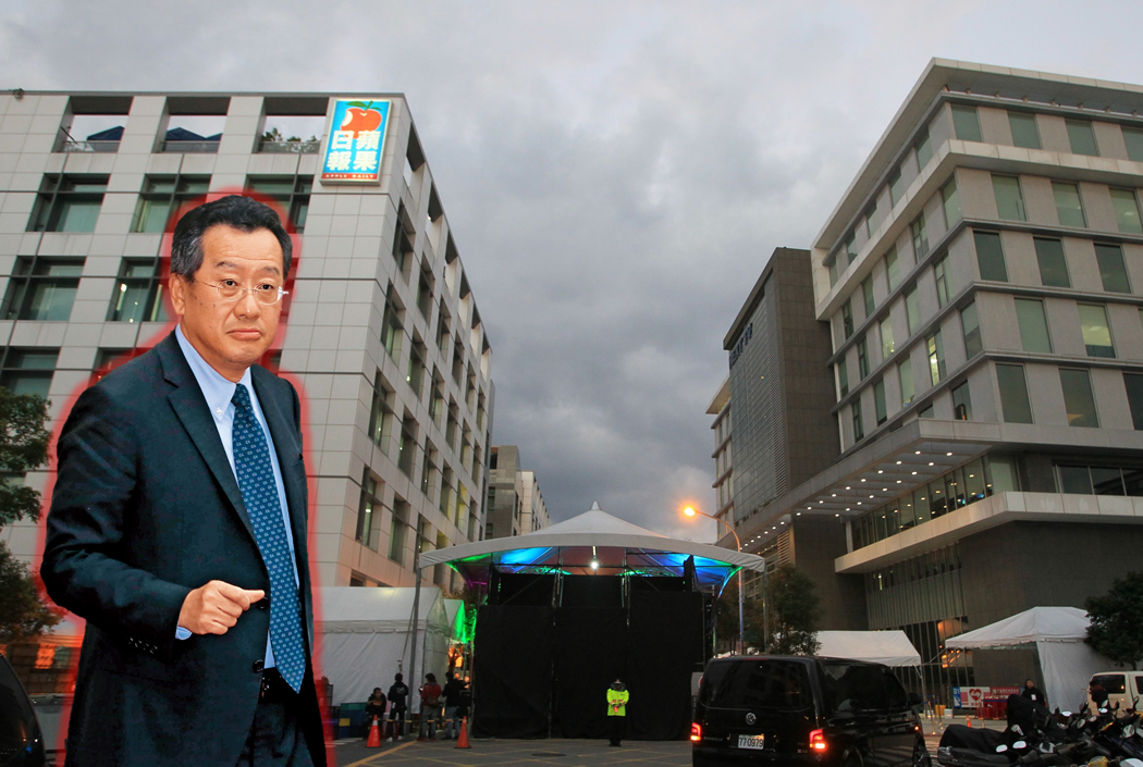 港府發動壹傳媒清盤，台蘋未來動向被視為中國測試將港版《國安法》管轄延伸至台灣的關鍵指標，左圖為國安會祕書長顧立雄。