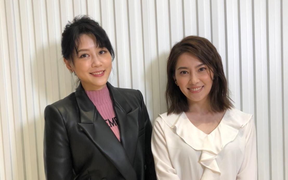 嚴立婷(左)作客《許藍方的愛vs性相談室》節目,大聊男女性事。(17LIVE提供)