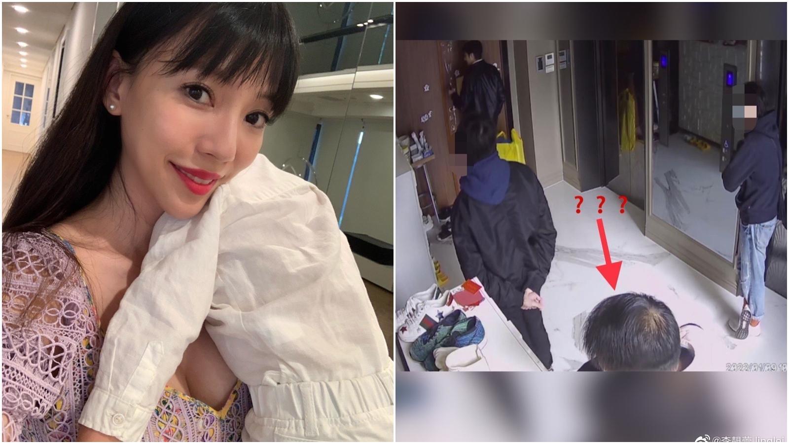 李靚蕾昨晚再發文控訴王力宏帶3名男子直闖家門，嚇壞她及孩子。（翻攝自李靚蕾IG）