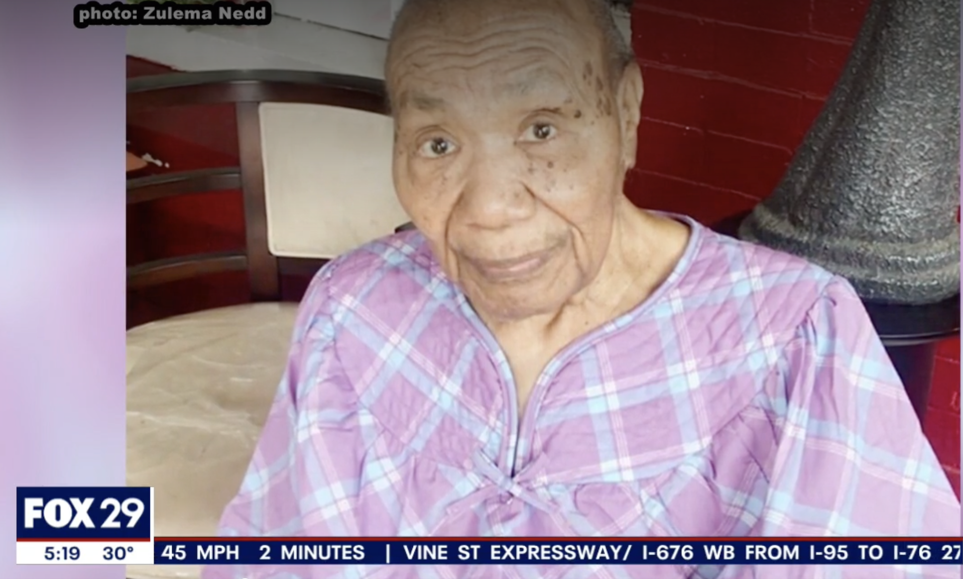 106歲的內德是大麥克的忠實粉絲。(翻攝自fox2detroit)