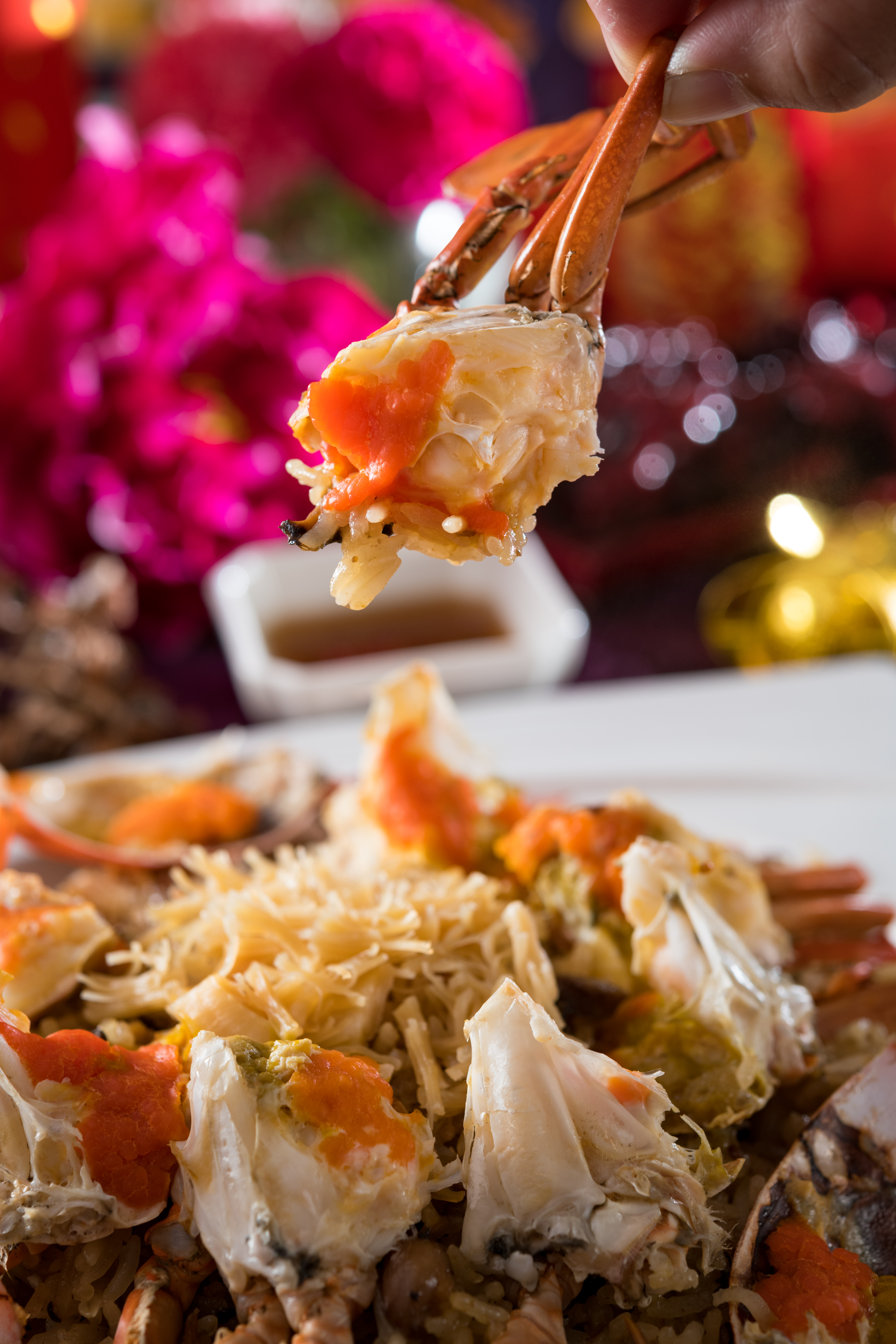 紅蟳米糕是阿霞飯店的招牌料理之一。(880元/中份)