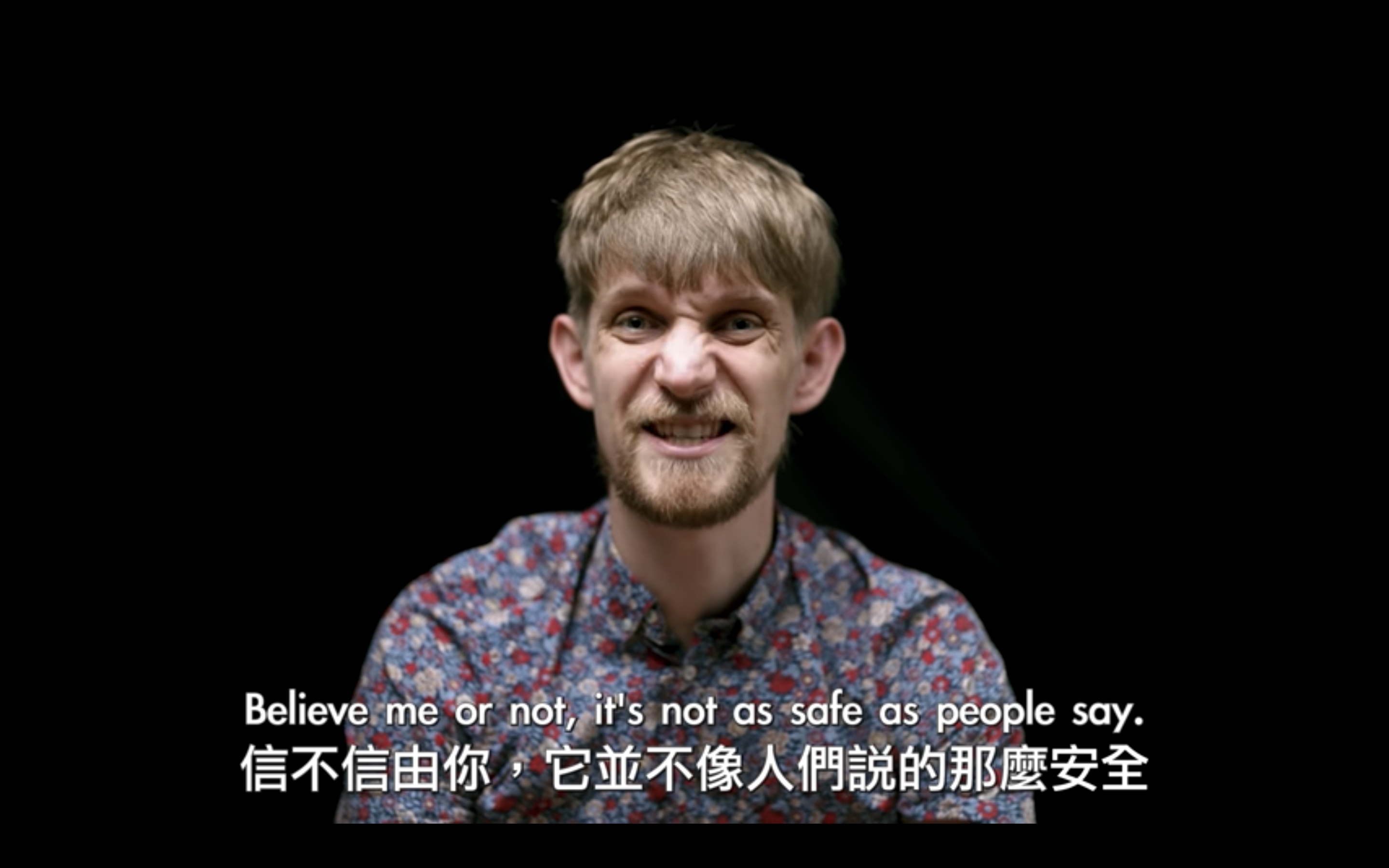 來台8年的波蘭網紅表示台灣並不如人們所說的安全。（翻攝自外國人在台灣-安德鏡頭下的世界YouTube）