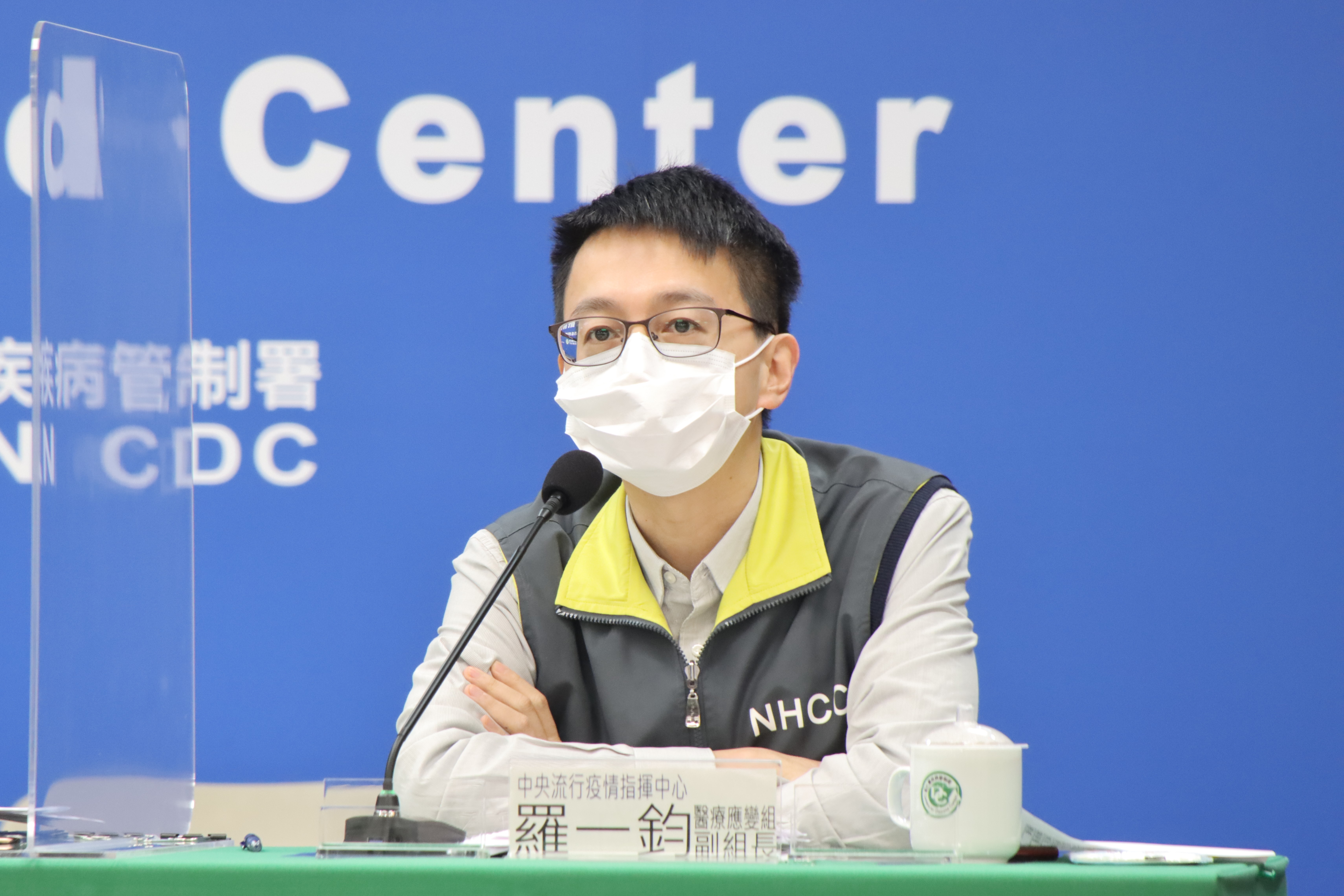 羅一鈞呼籲，確診者不要過度要求提供些不是屬於照顧需求的服務。（指揮中心提供）