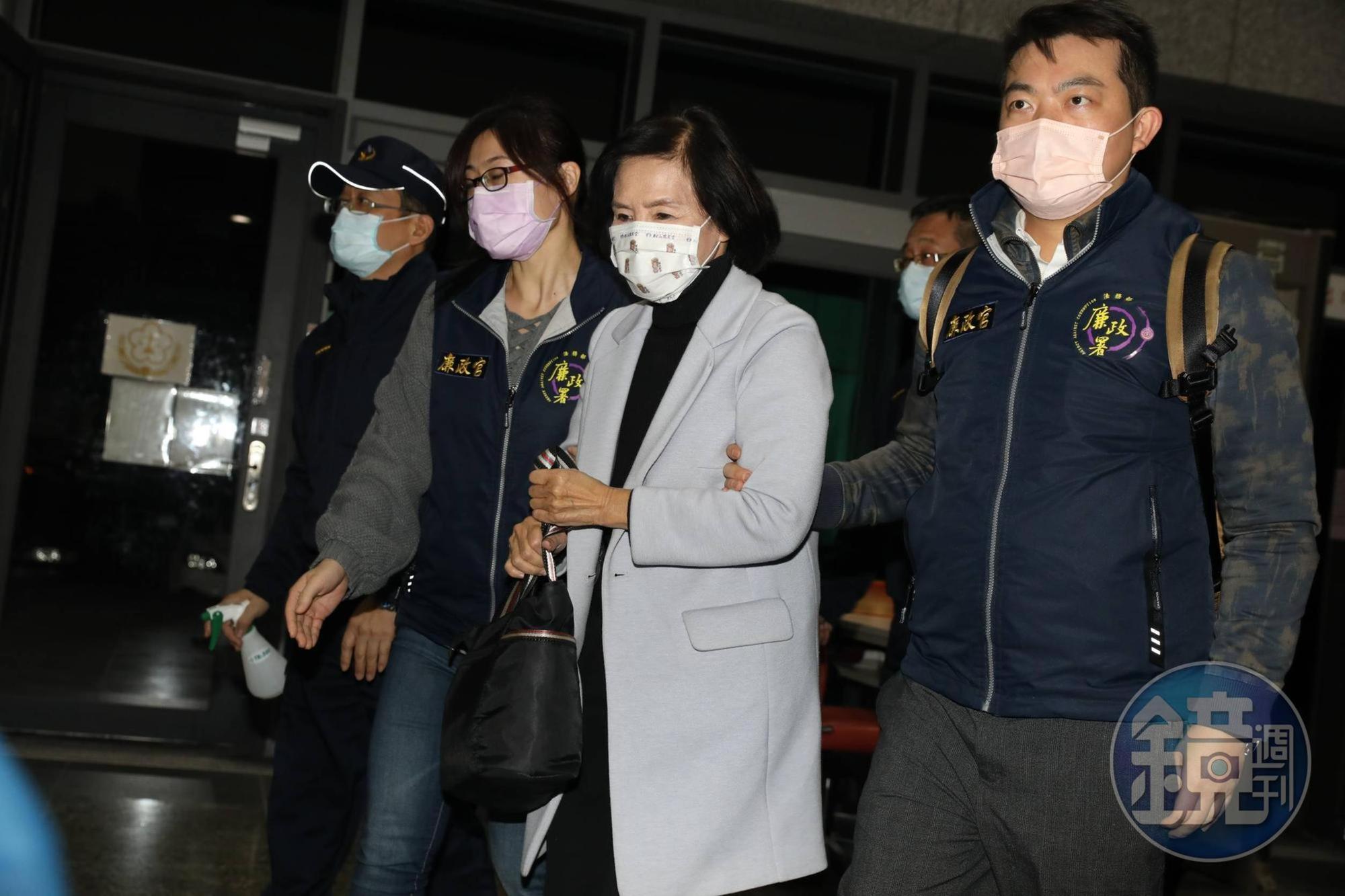 宜蘭縣長林姿妙涉及開發弊案,經漏夜偵訊於今早無保請回。