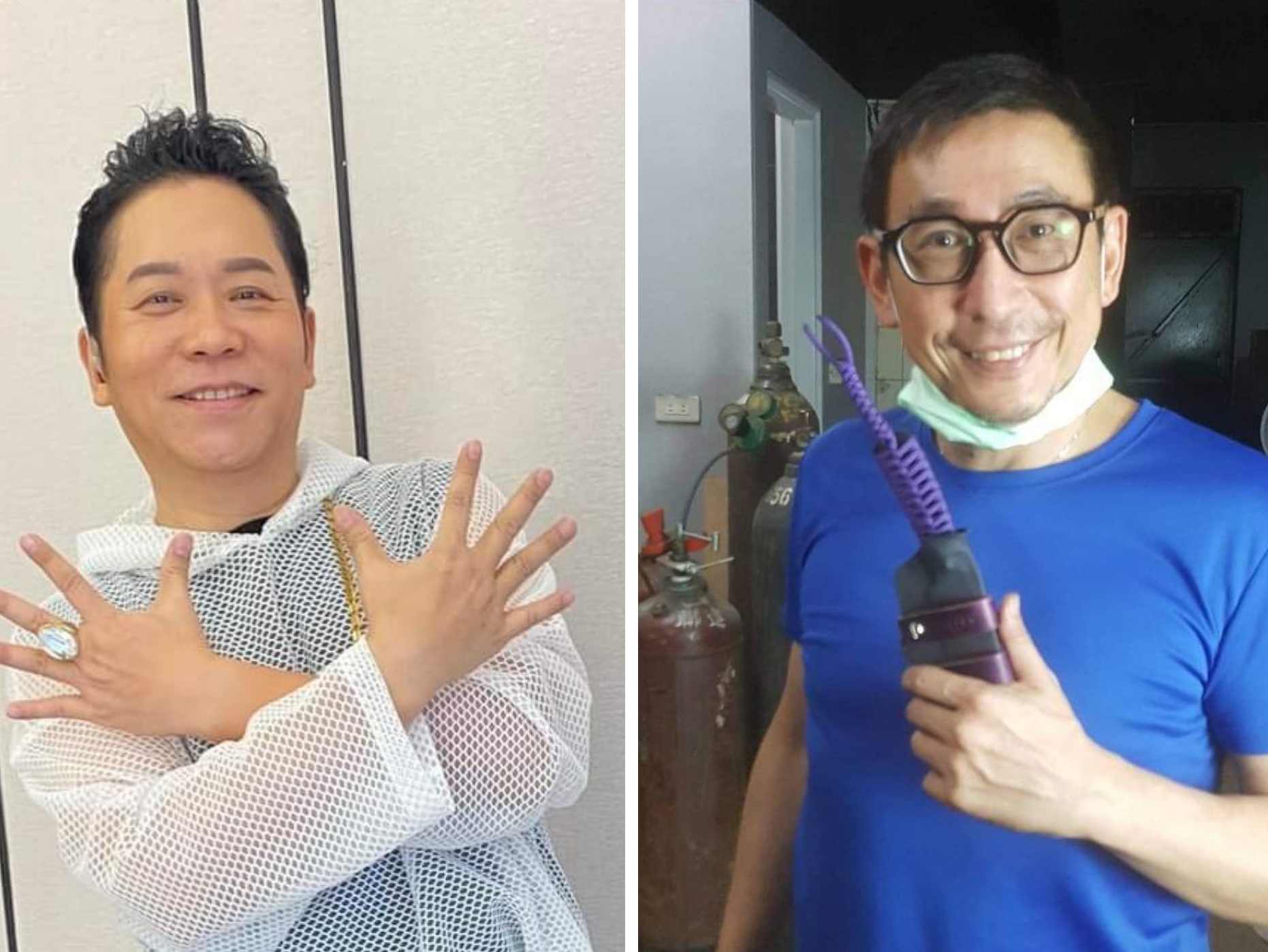 宋少卿（右）一再酒駕，與他有多年交情的卜學亮（左）氣極痛罵「拜託你長大」。