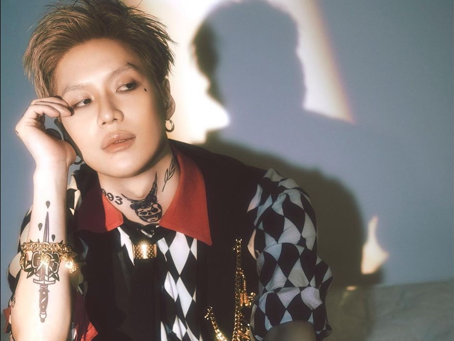 SHINee成員泰民傳因憂鬱症和恐慌症障礙惡化，從軍樂隊調往補充役。（翻攝SHINee IG）