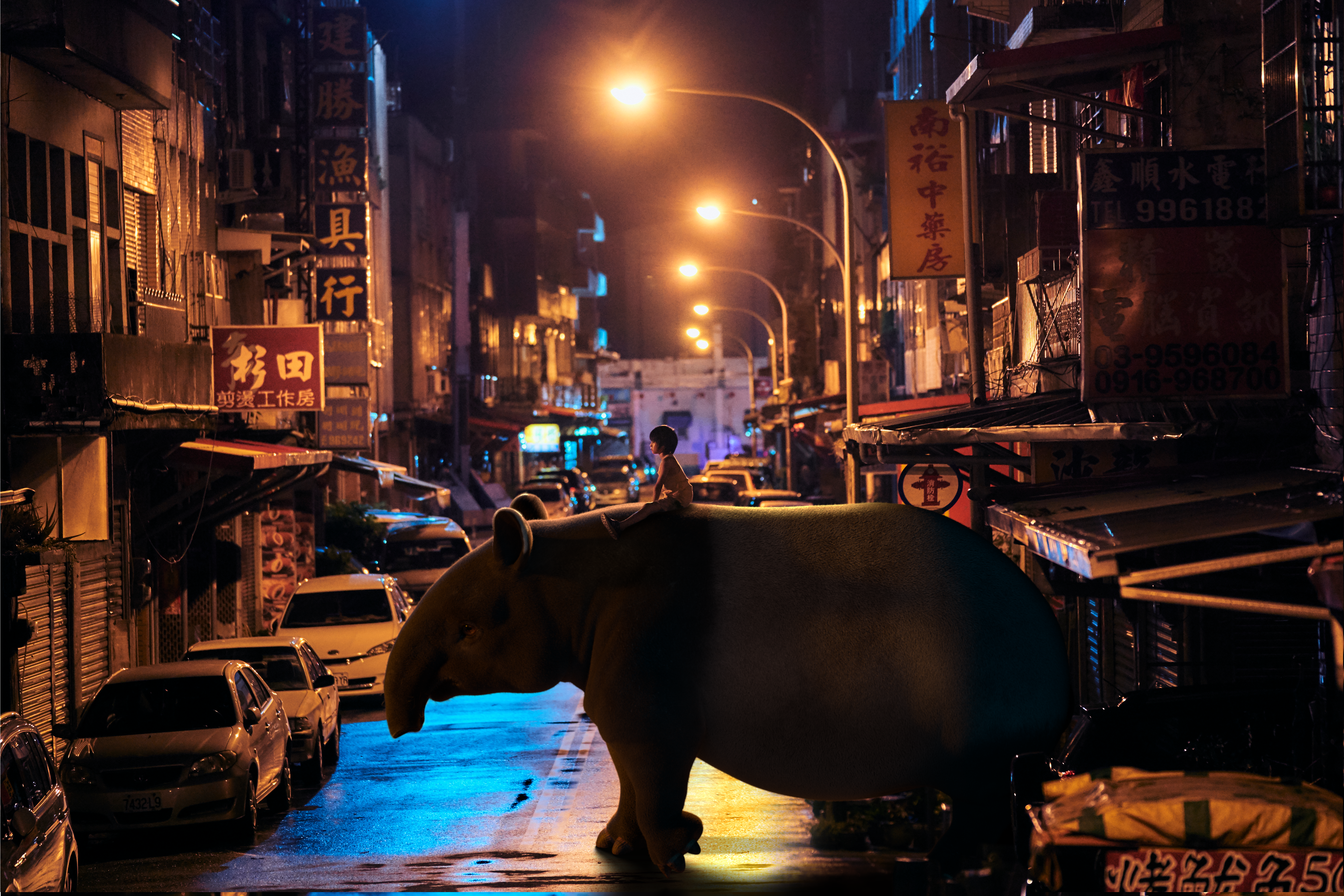 真人動畫電影《嗨！神獸》以奇幻手法探討孩童面對死亡的態度，故事溫暖療癒 。 （滿滿額娛樂提供）