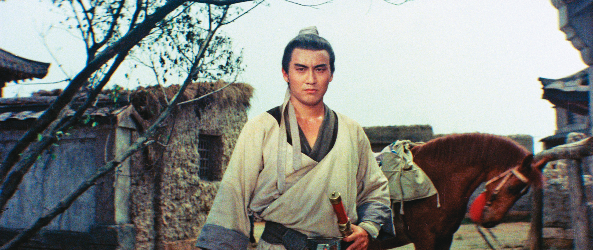 田鵬因演出《一代劍王》武俠主角蔡穎傑走紅,建立英雄形象。(影視聽中心提供)