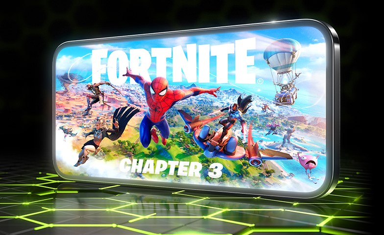 Epic Games與NVIDIA合作,把《要塞英雄》帶回iOS平台。(翻攝自NVIDIA GeForce Now)