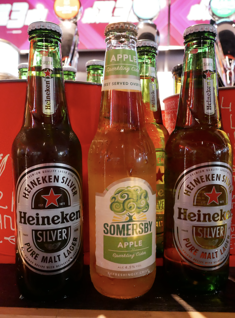 Somersby Cider蘋果啤酒僅有大遠百竹北店喝得到。