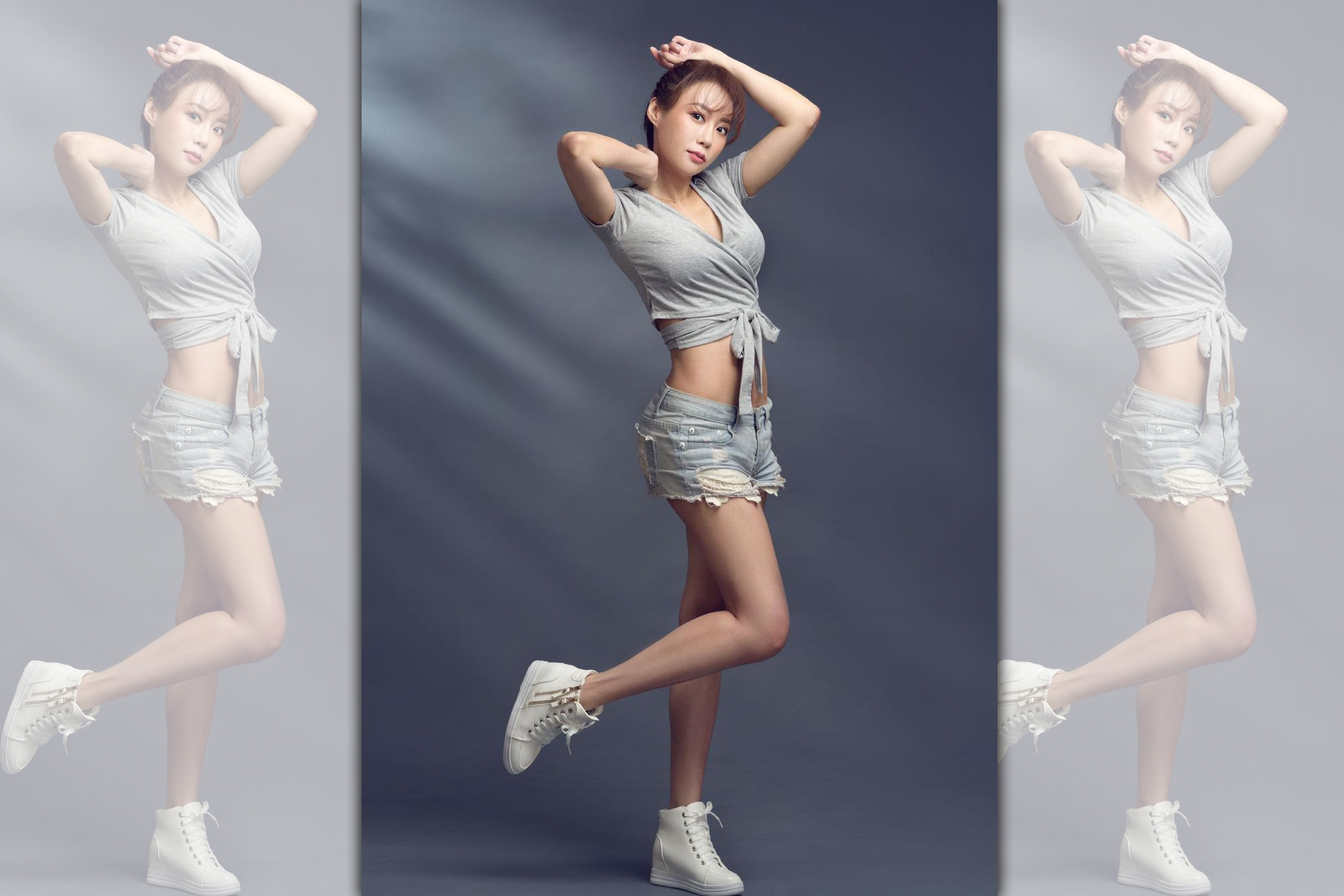 女星陳映璇，曾投資餐廳當時吸引不少名人光顧，她更會親自下廚招牌菜紐西蘭小羔羊排，讓名人們吃得很滿意。(陳孝志提供)