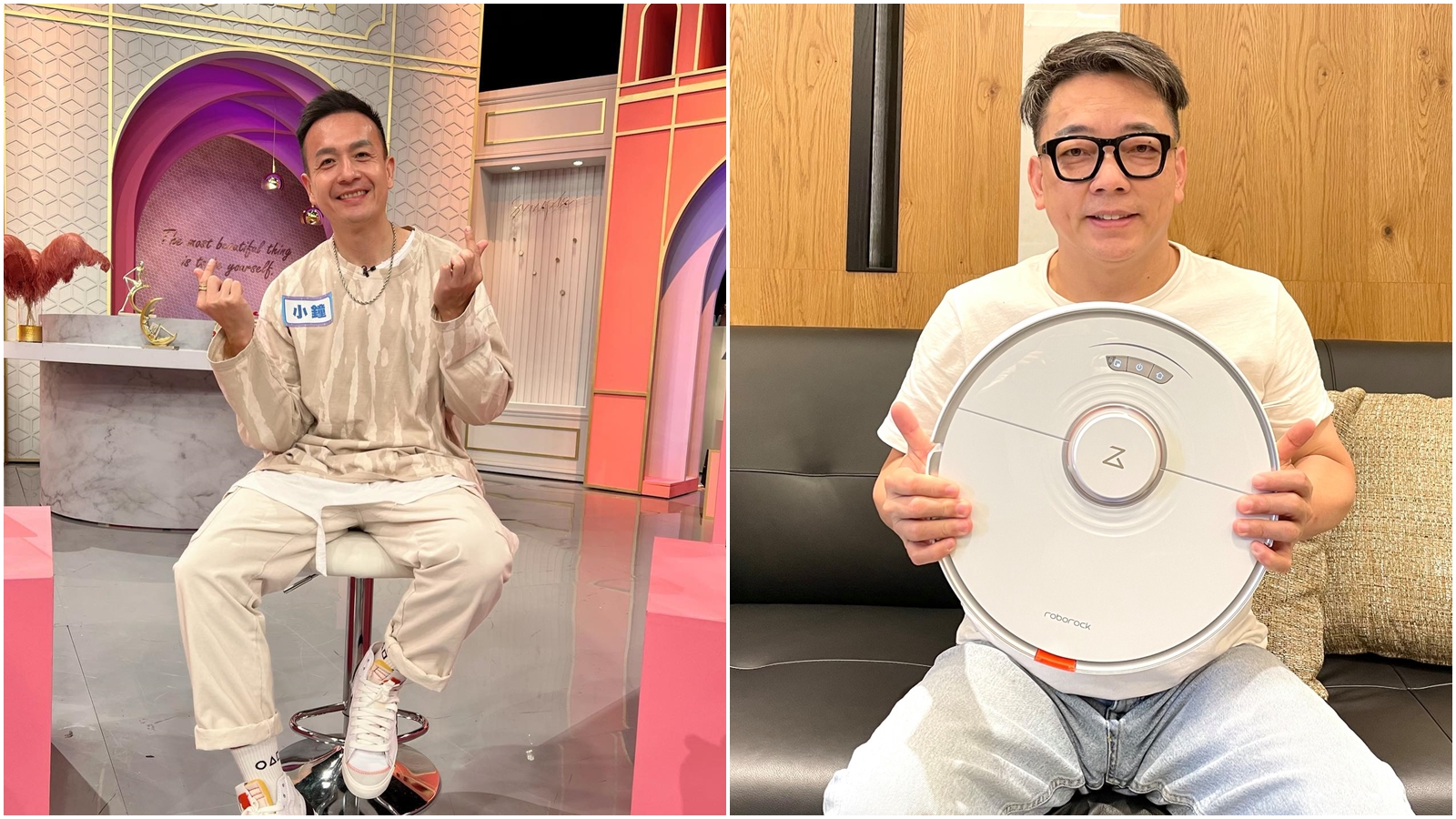 小鐘、詹惟中原本兩人是好朋友，因賣房而鬧翻。（翻攝自小鐘、詹惟中臉書）