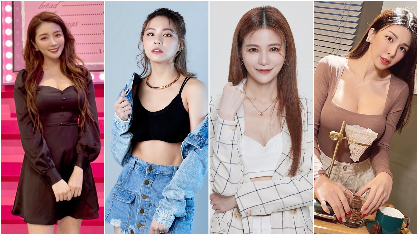 不少昔日好友的藝人，鬧翻後吵到在節目上砲火四射。（翻攝自熊熊、成語蕎、蘿莉塔、蘇心甯臉書）